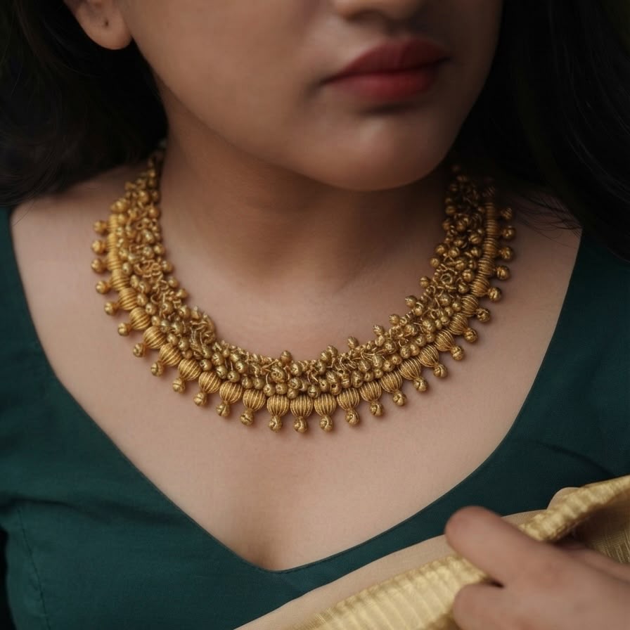 Golden Gungru Necklace
