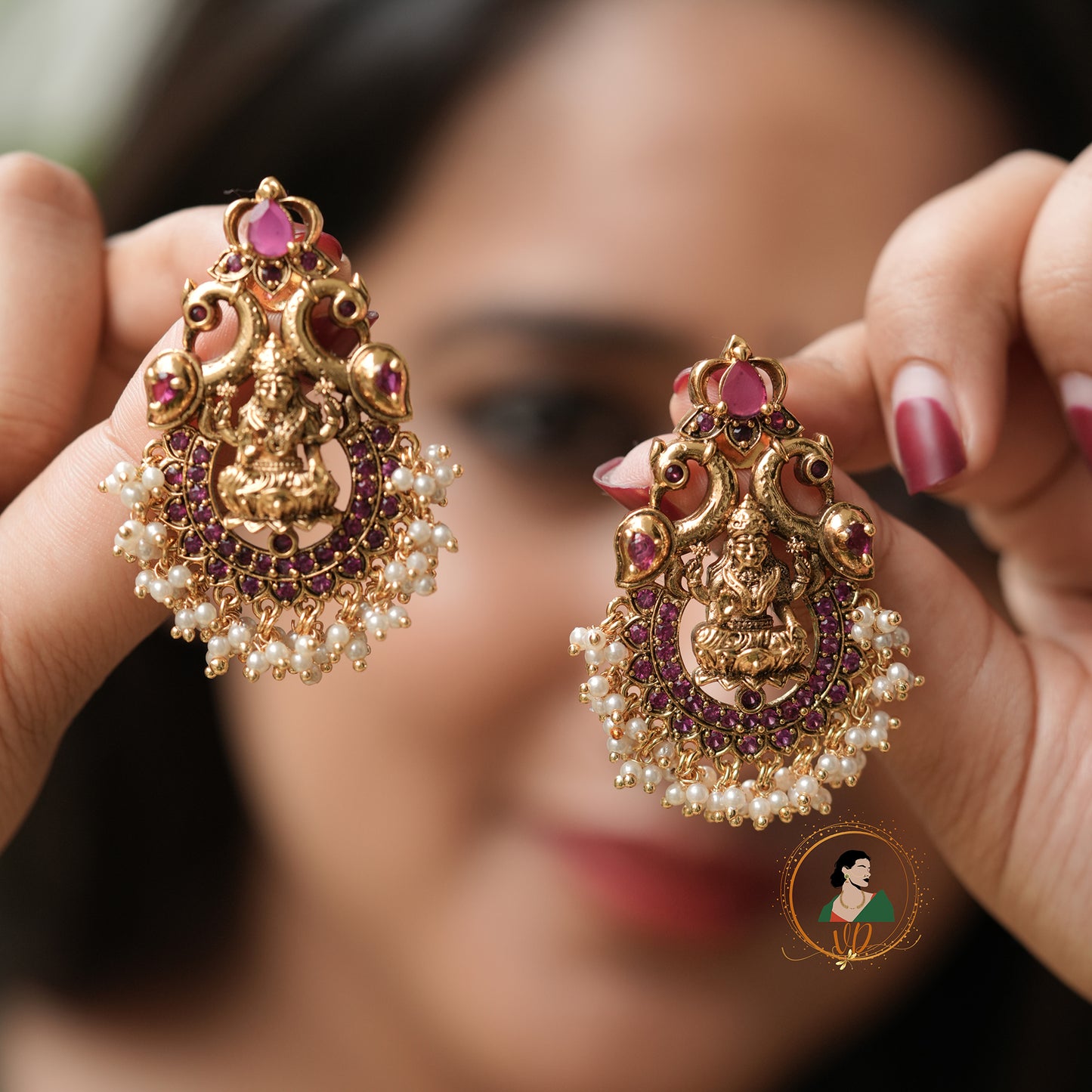 Fascinating Dual Peacock Earrings