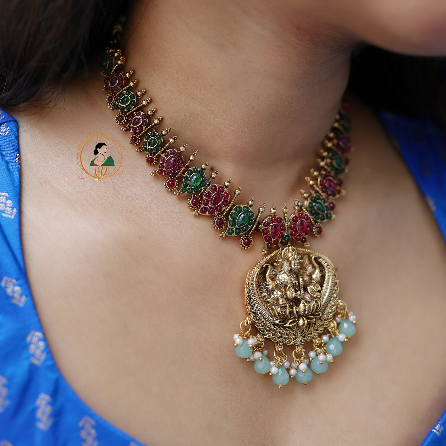 Nakshi Temple Bridal Necklace
