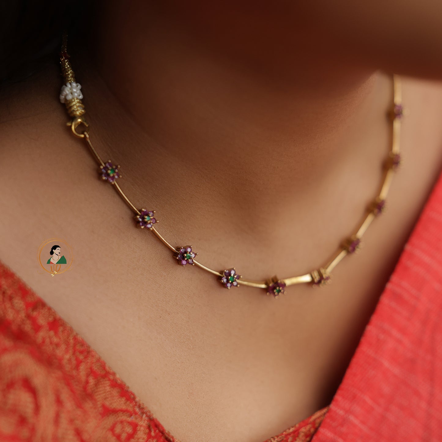 Simple Floral Necklace