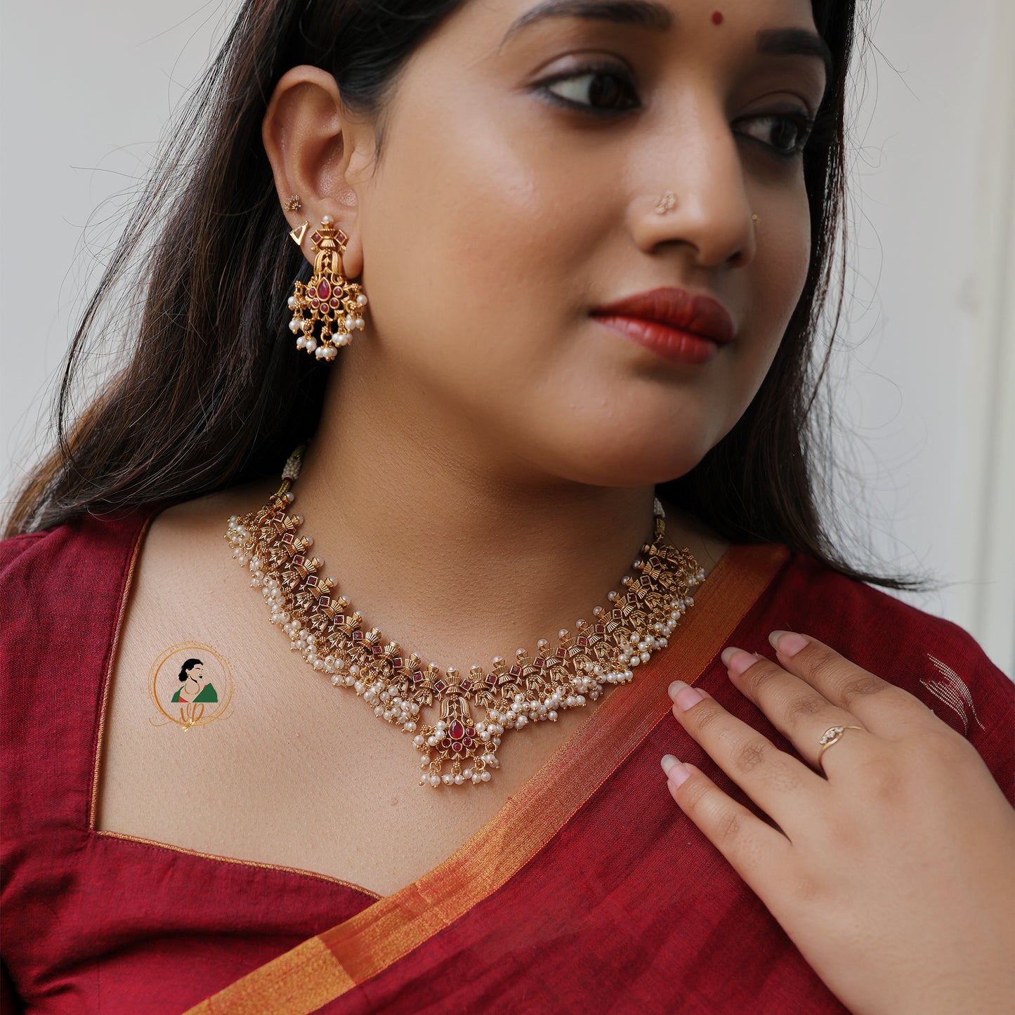 Ruby Guttapusalu Necklace