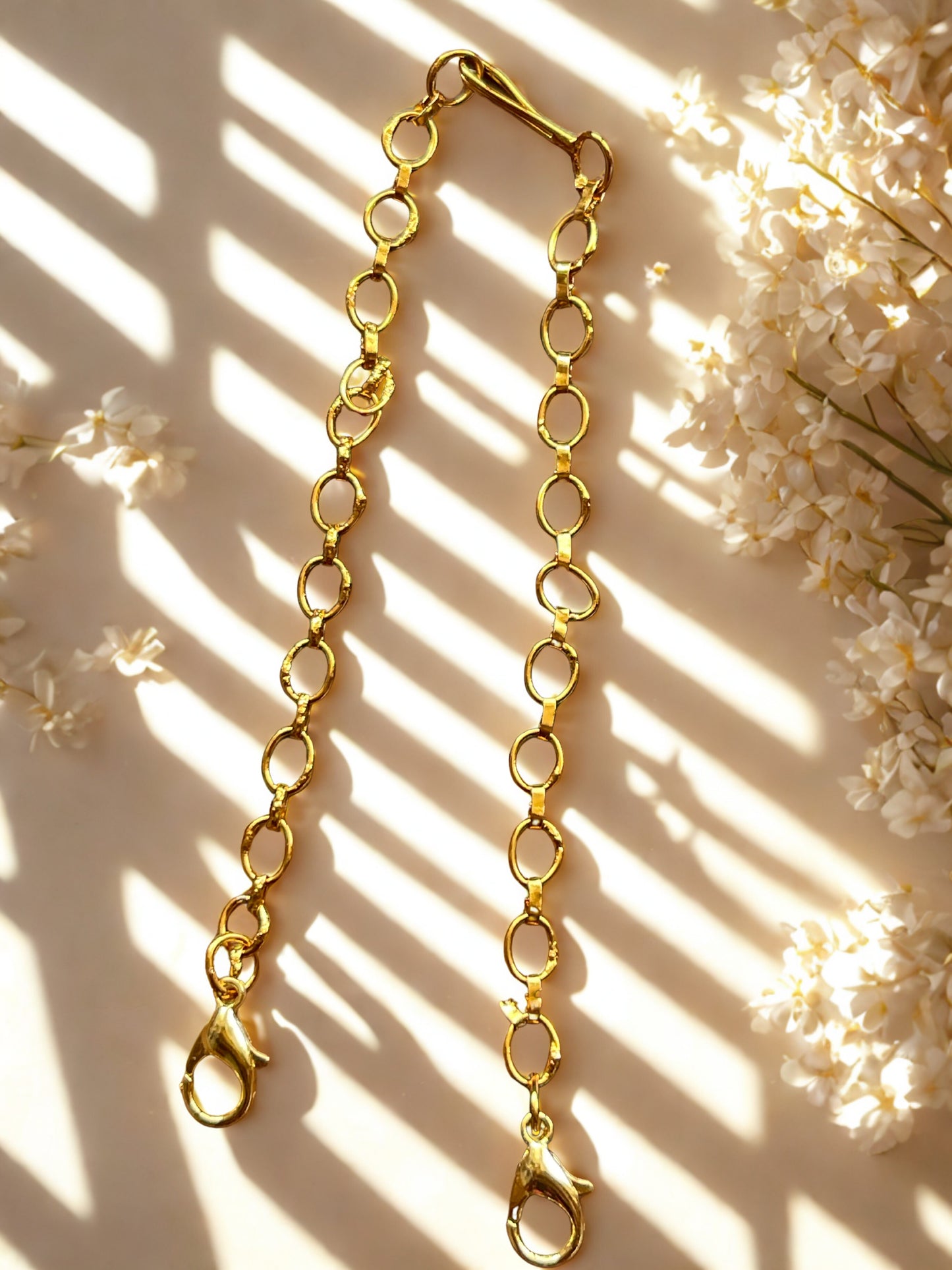 Gold Finish Attachable Chain