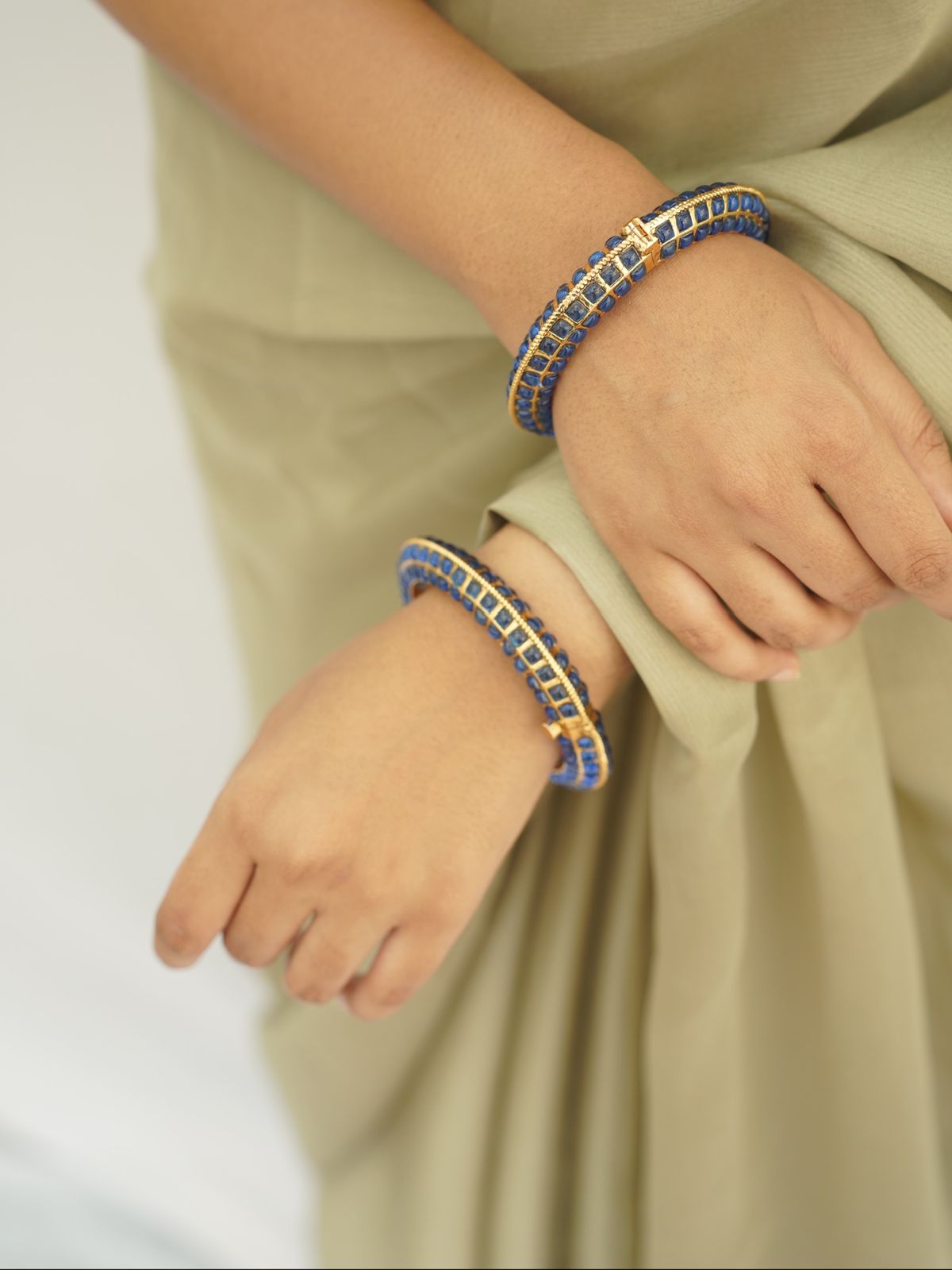 Antique Kemp Bangles - Sapphire