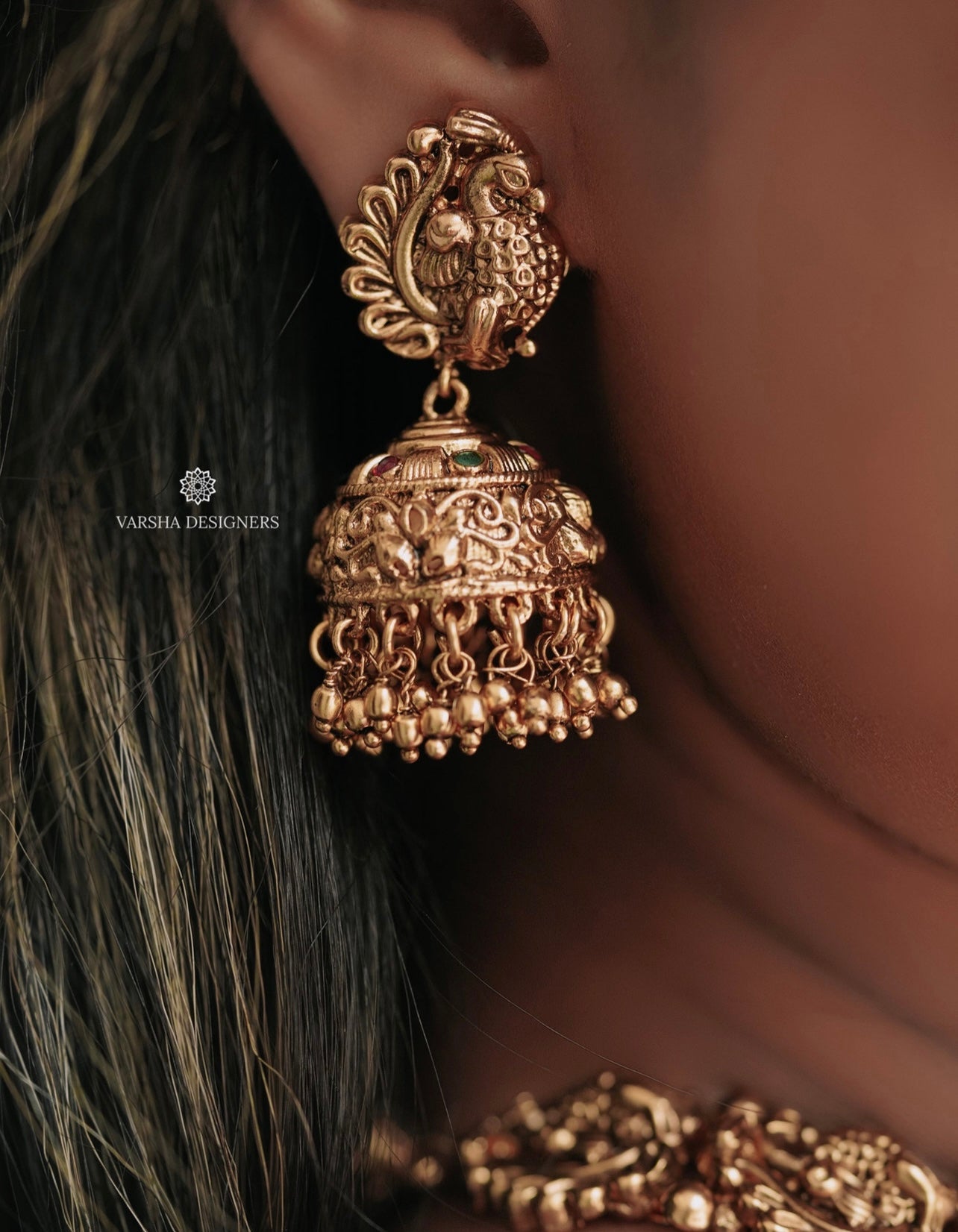 Antique Finish Bridal Kasu Haram