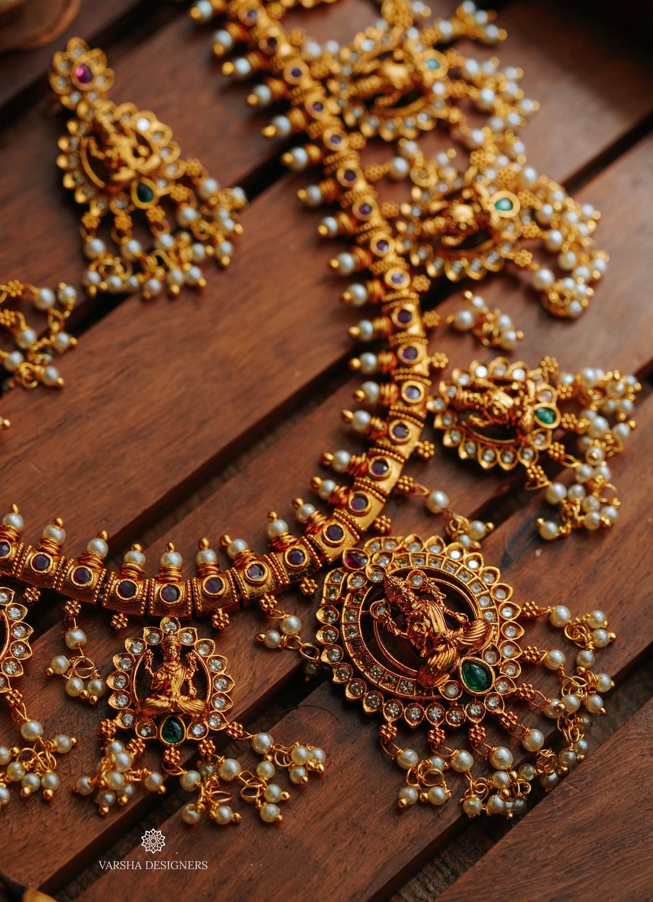 Antique Finish Guttapusalu Necklace