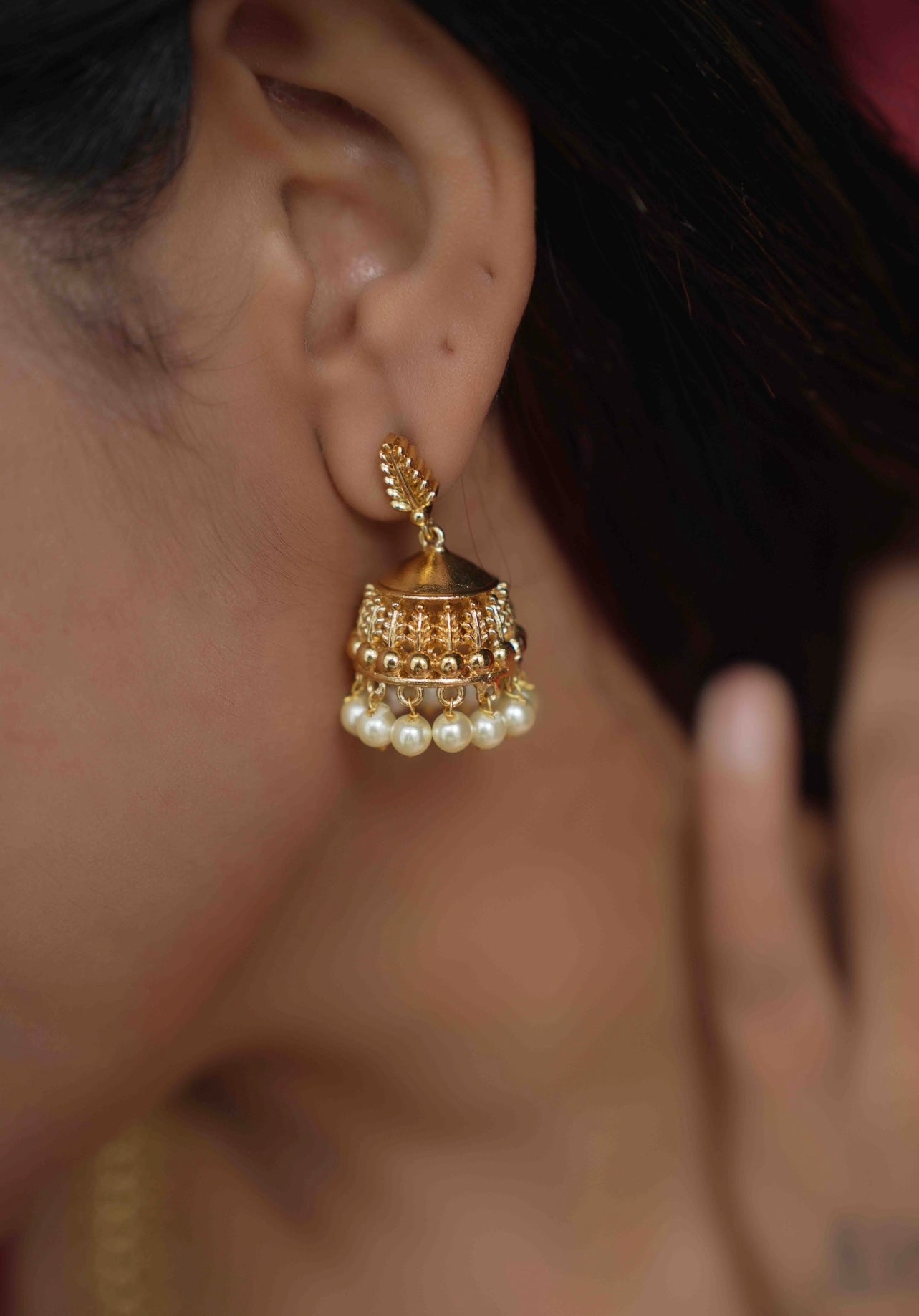 Antique Finish Mullamottu Haram Set