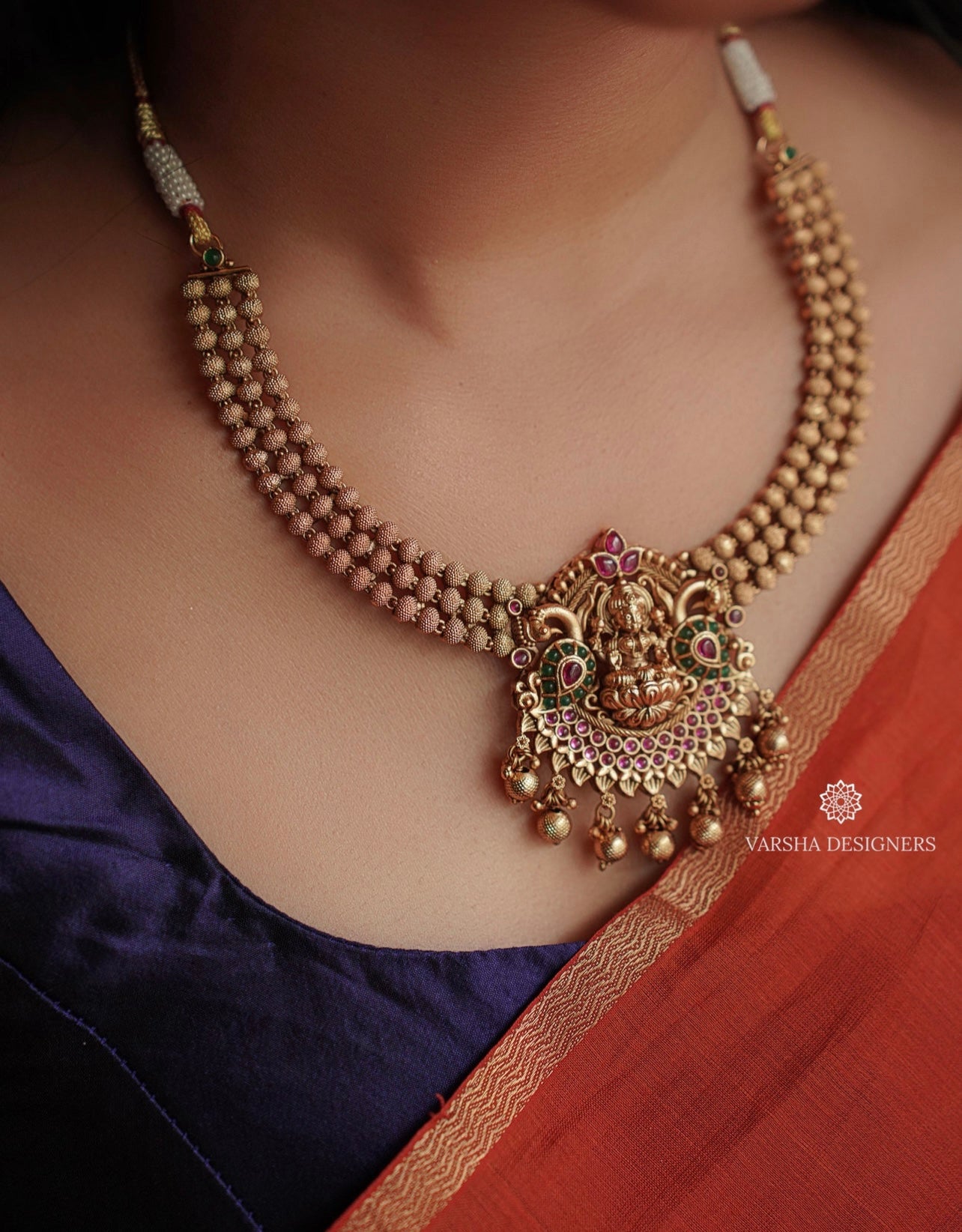 Antique Lakshmi Necklace Set
