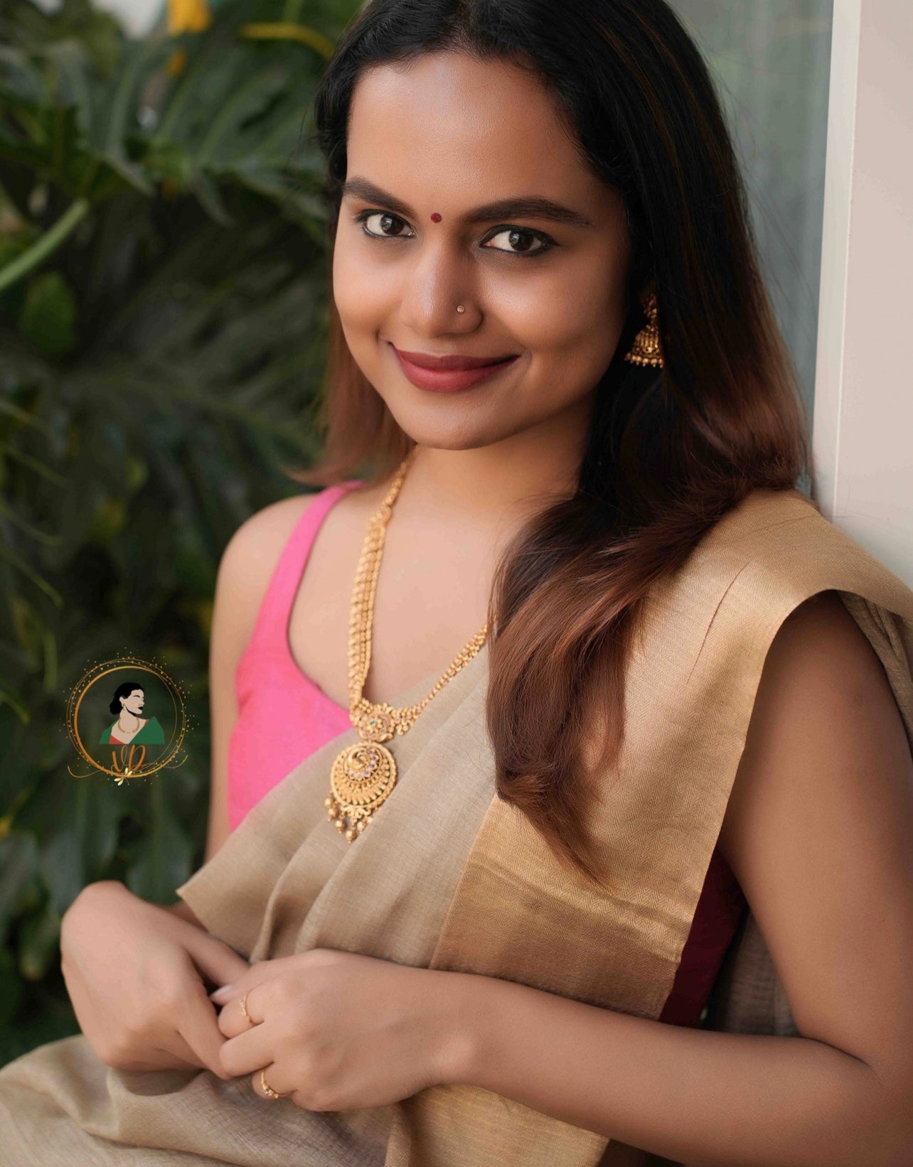 Antique Peacock Haaram