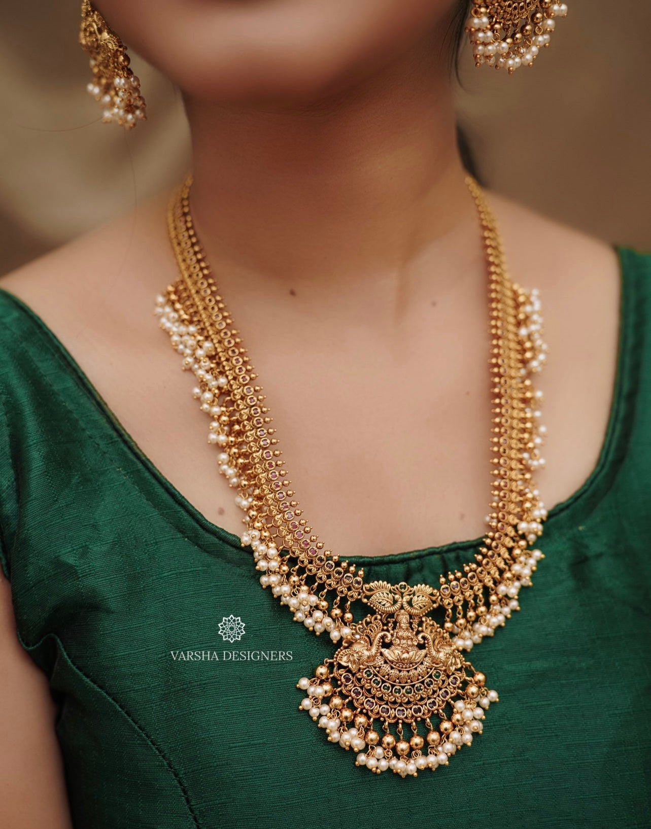 Antque Bridal Guttapusalu Temple Haram