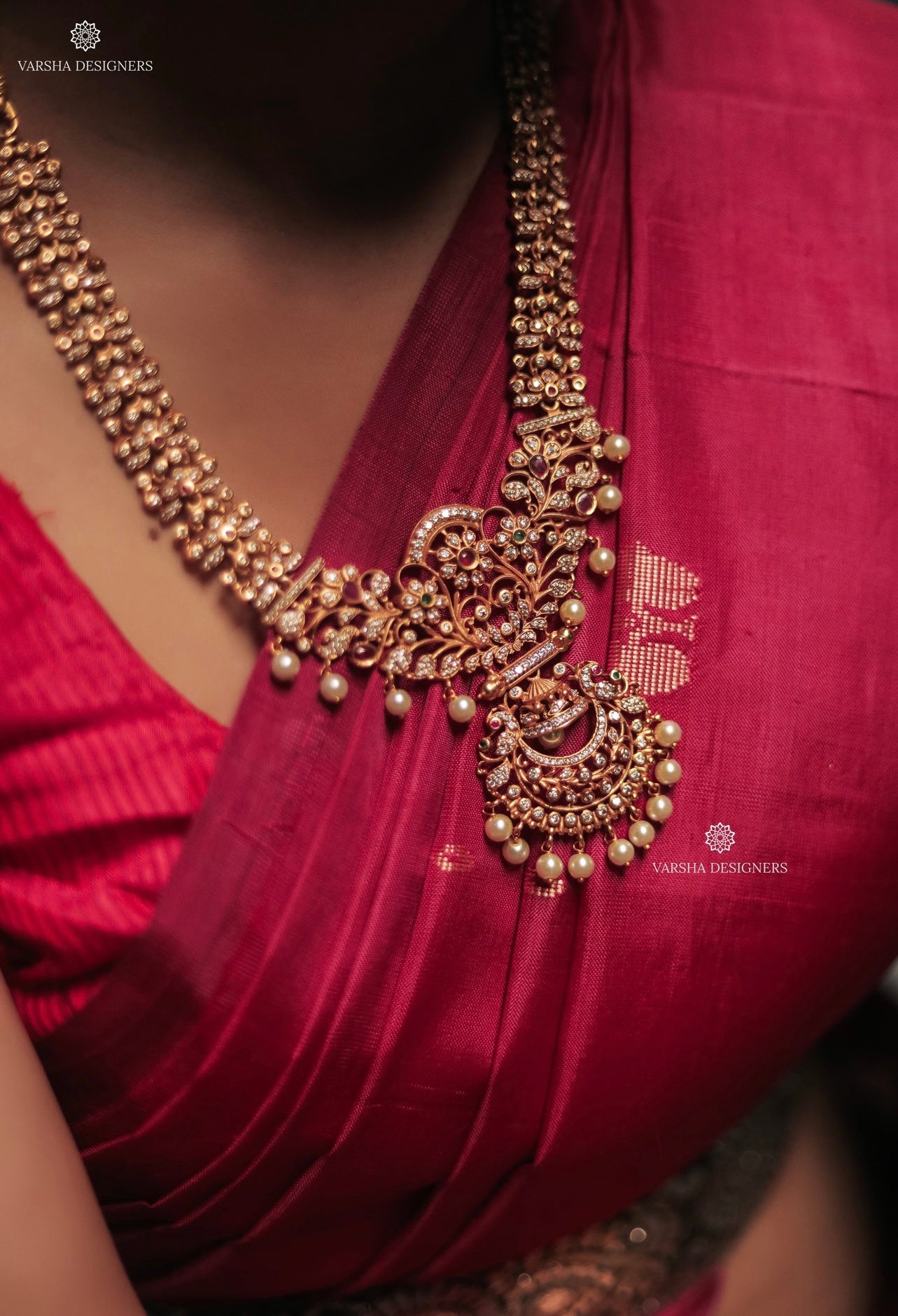 Bridal AD Stone Long Haram