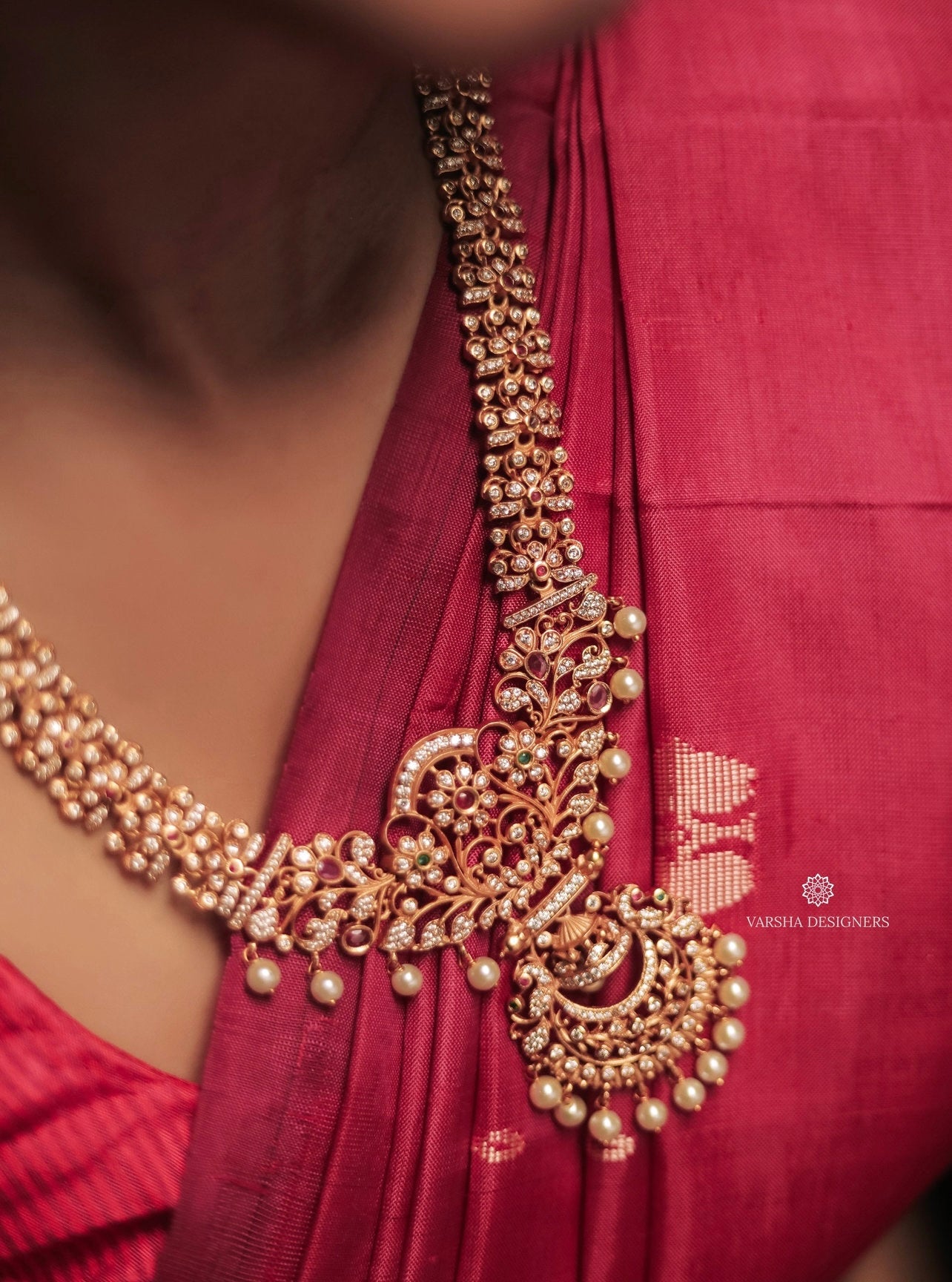 Bridal AD Stone Long Haram