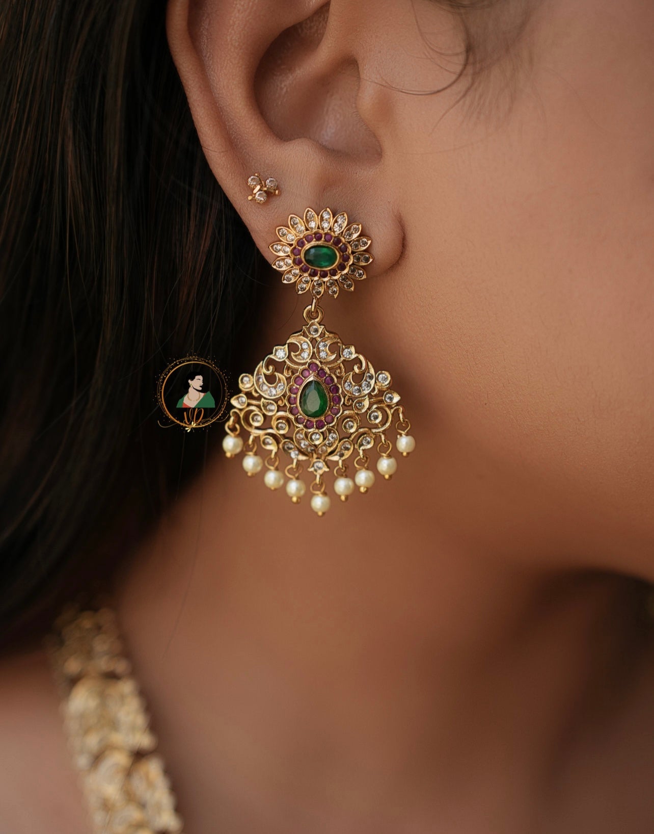 Bridal AD Stone Long Haram