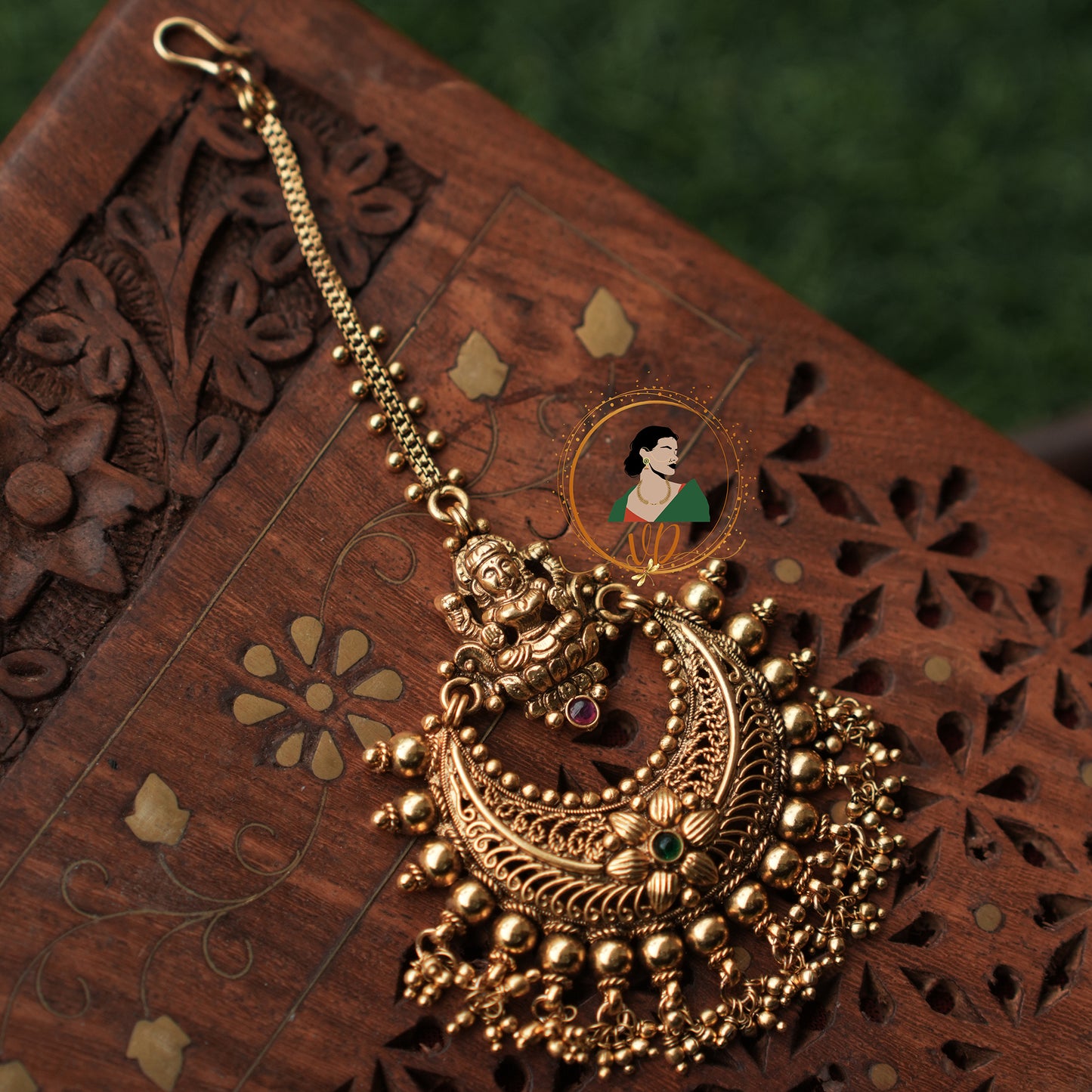 Bridal Lakshmi Maang Tikka