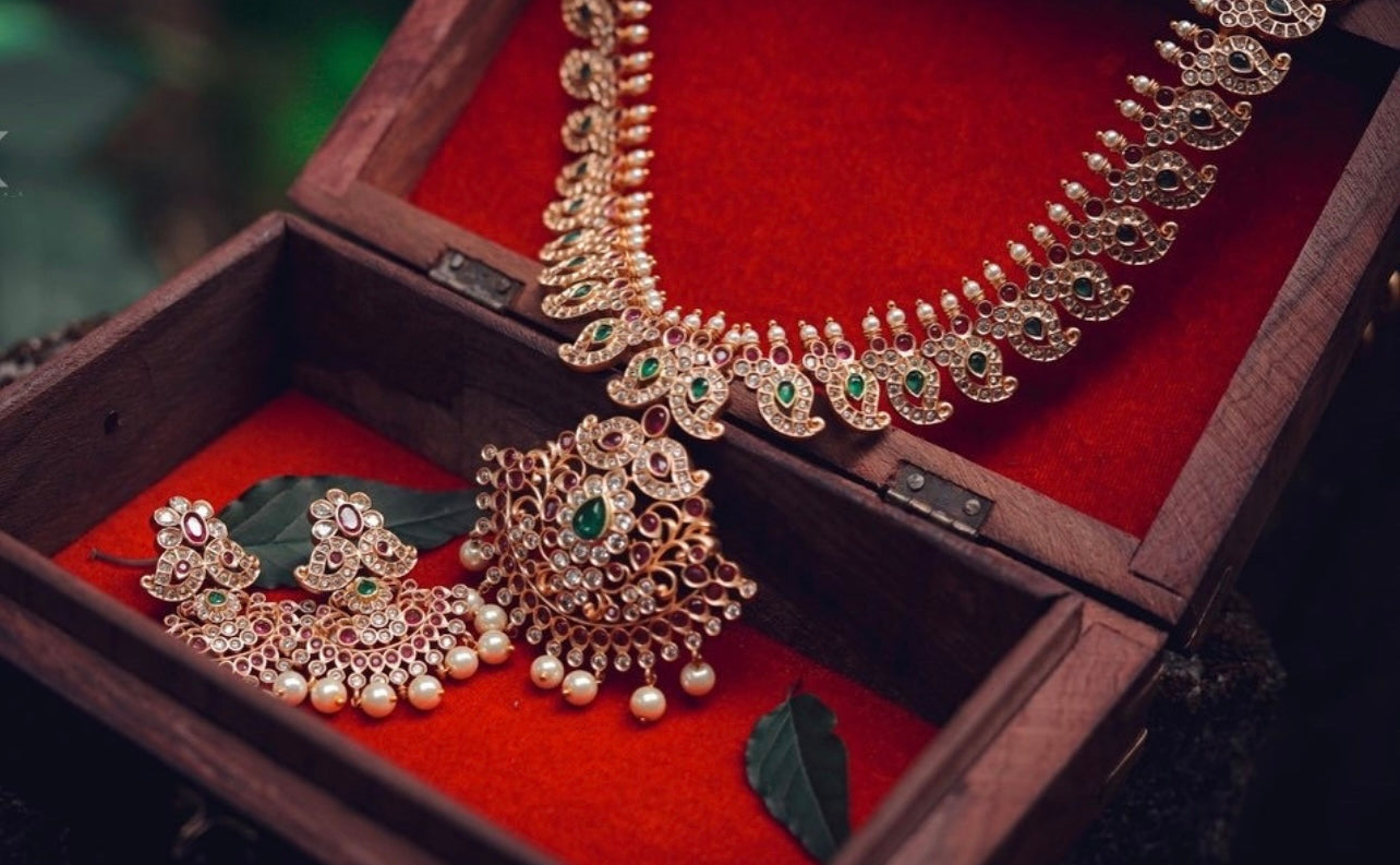 Bridal Mango Kemp Long Haram Set