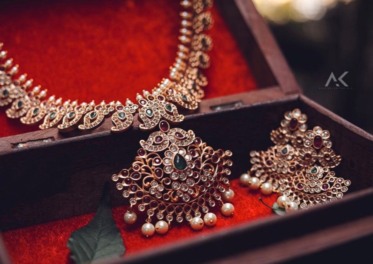 Bridal Mango Kemp Long Haram Set