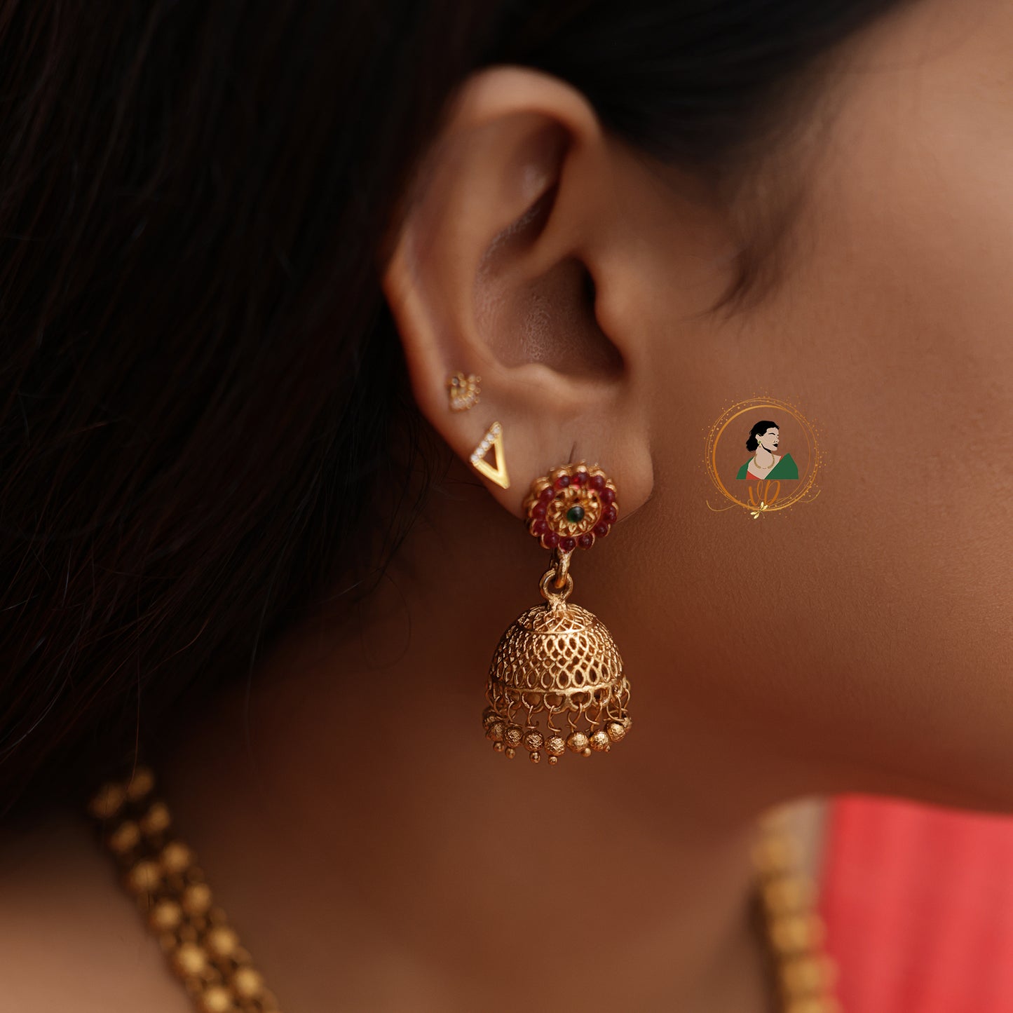 Traditional Gold Beaded Haram