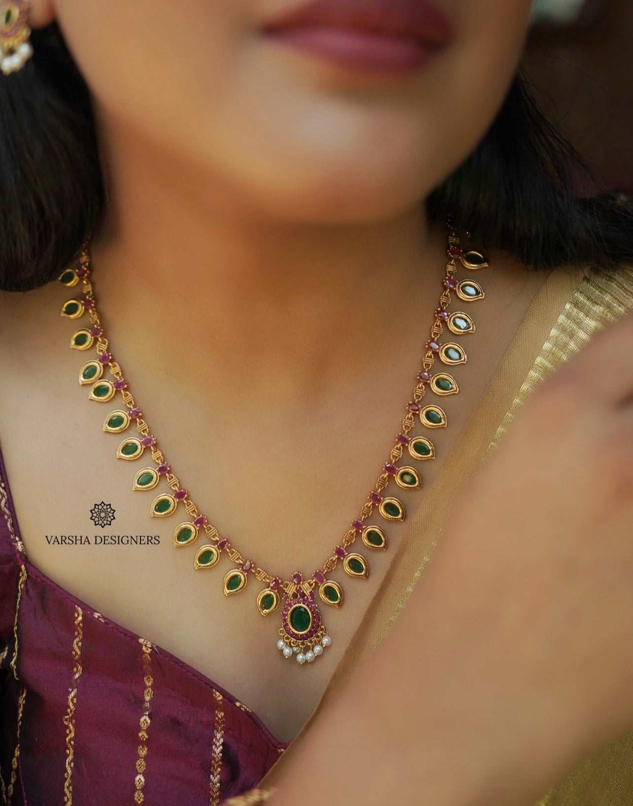 Gold Finish Palakka Haram