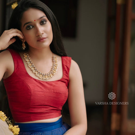 Gold Look Guttapusalu Necklace Set