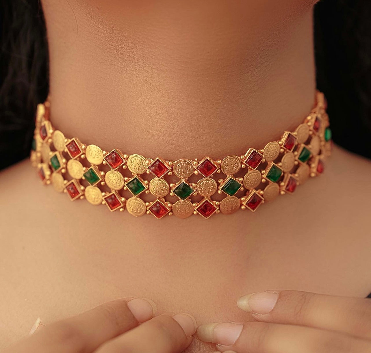 Gorgeous Multi Stone Choker
