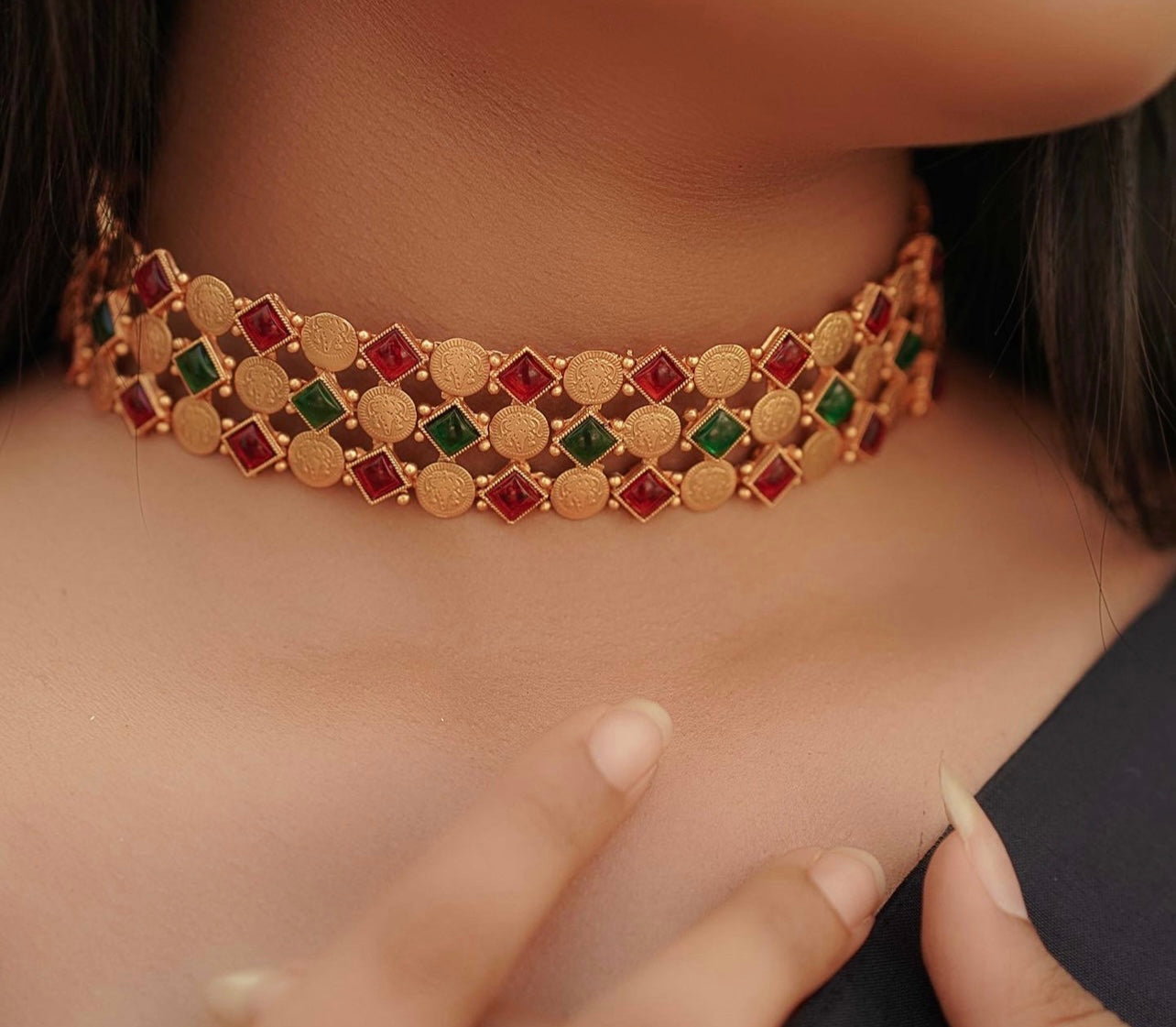 Gorgeous Multi Stone Choker