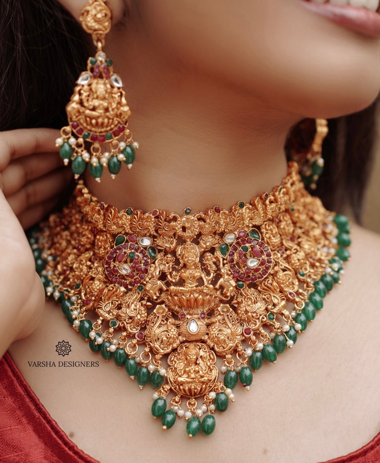 Heavy Matte Finish Bridal Choker