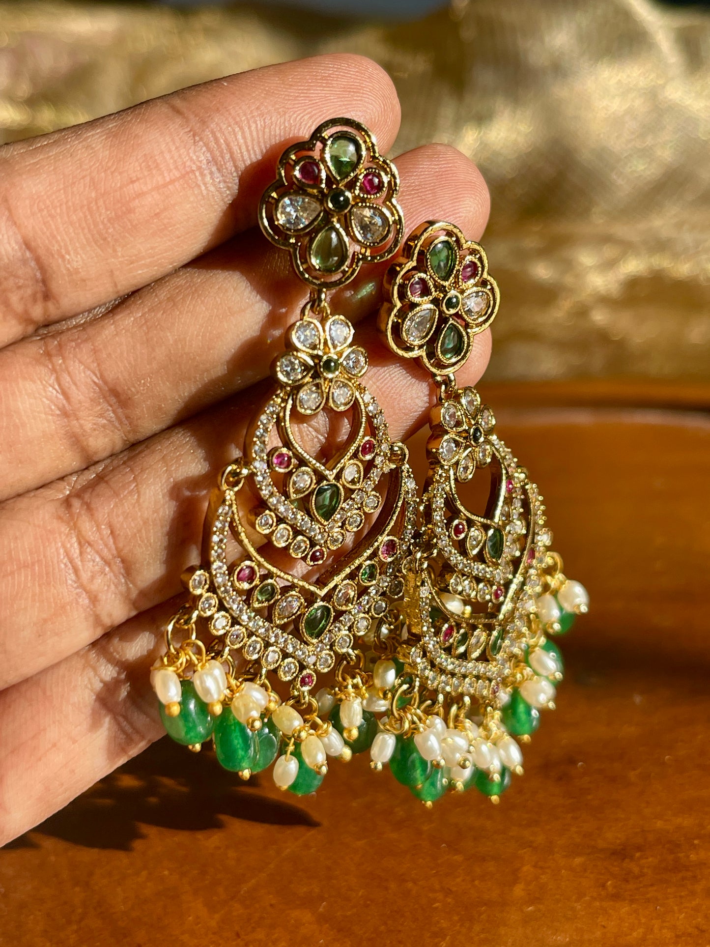 Stunning Layered Chaandbaali