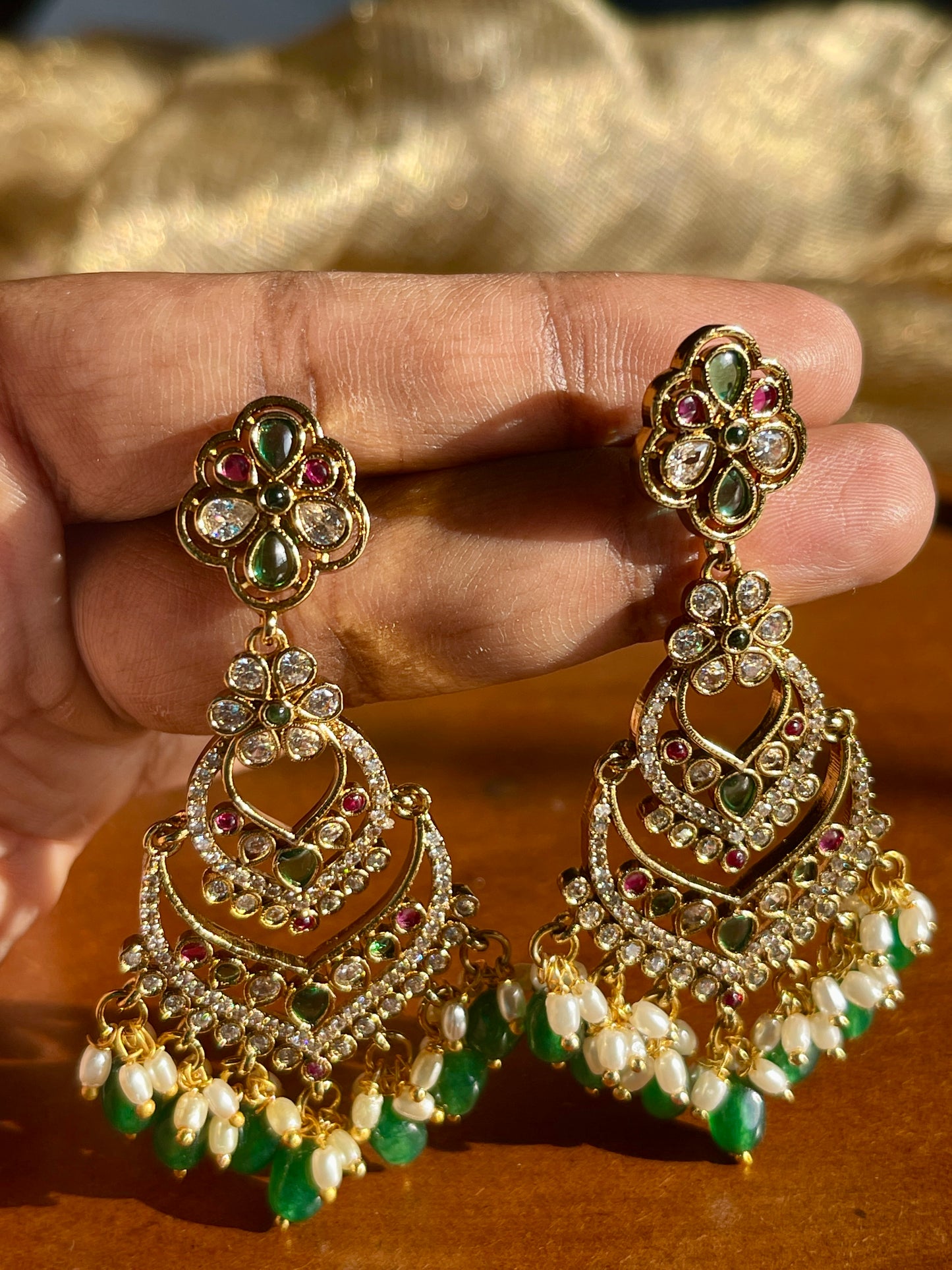 Stunning Layered Chaandbaali