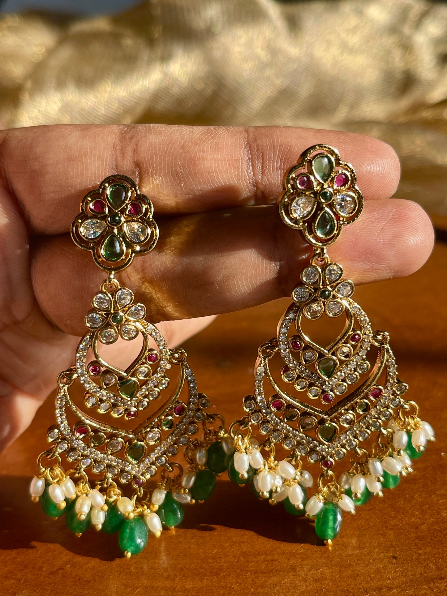 Stunning Layered Chaandbaali