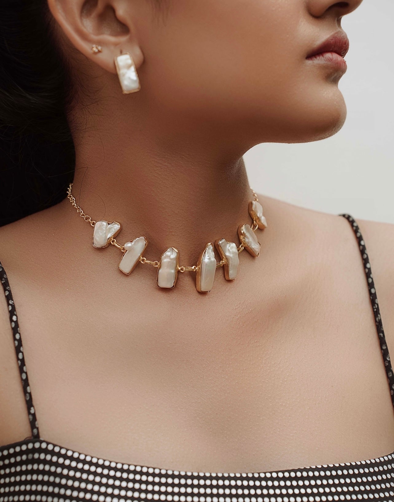 Baroque Pearl Choker