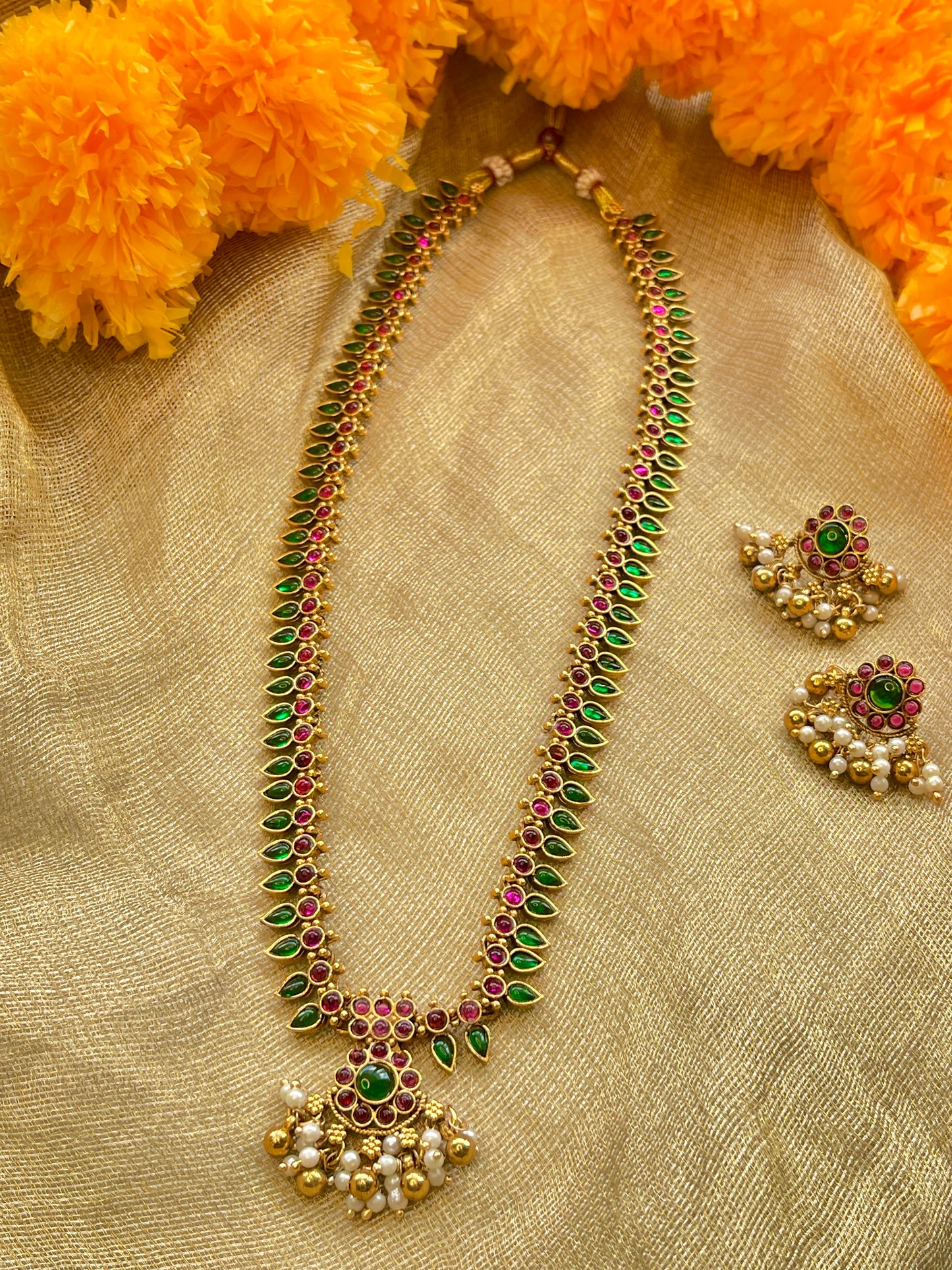 Ruby & Emerald Leaf Haram