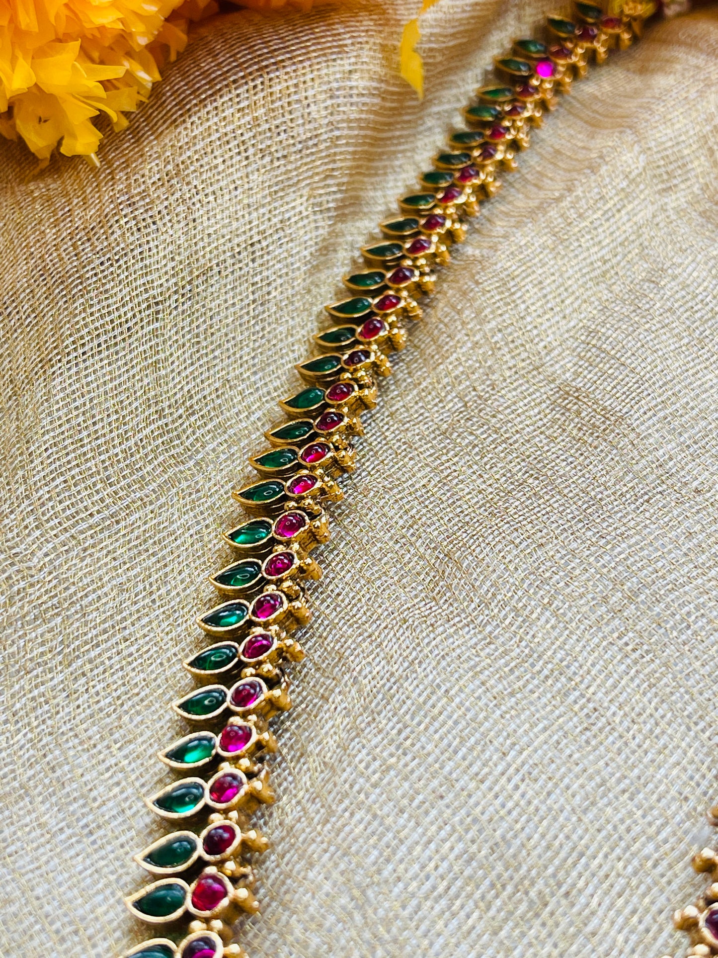 Ruby & Emerald Leaf Haram