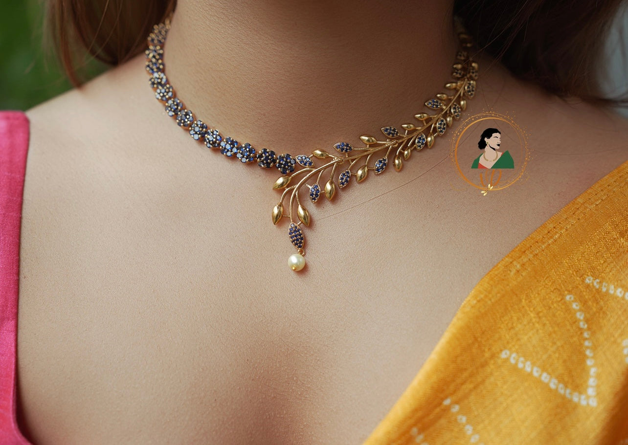 Sapphire Leaf Jewellery