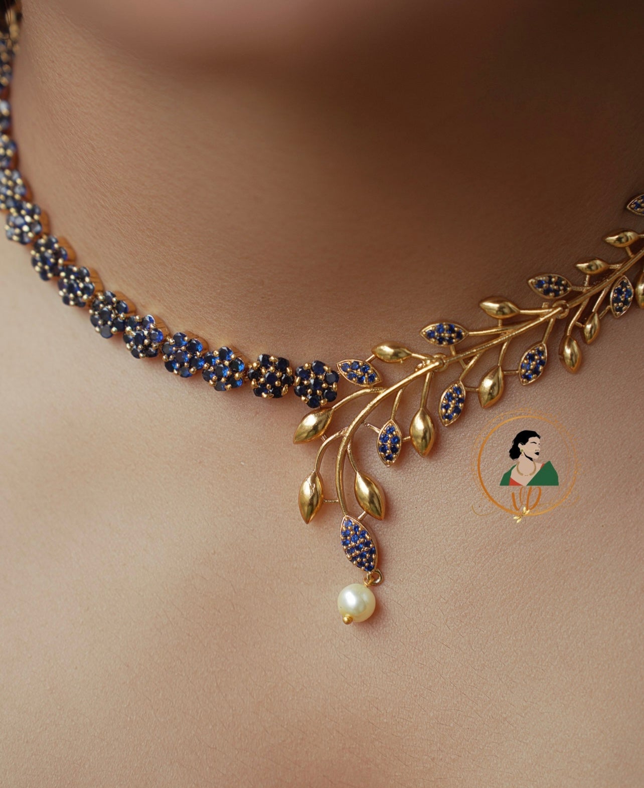 Sapphire Leaf Jewellery