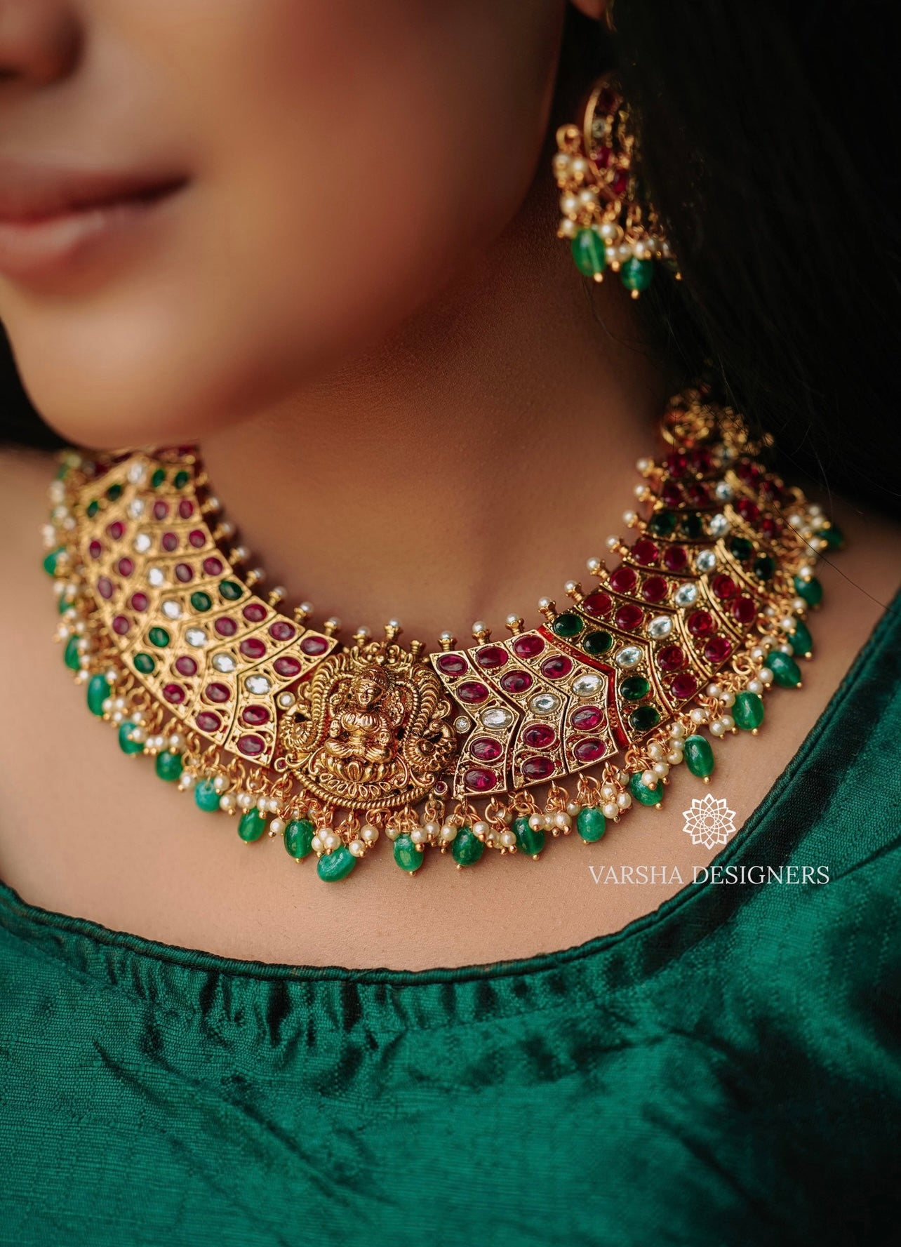 Antique Finish Bridal Necklace