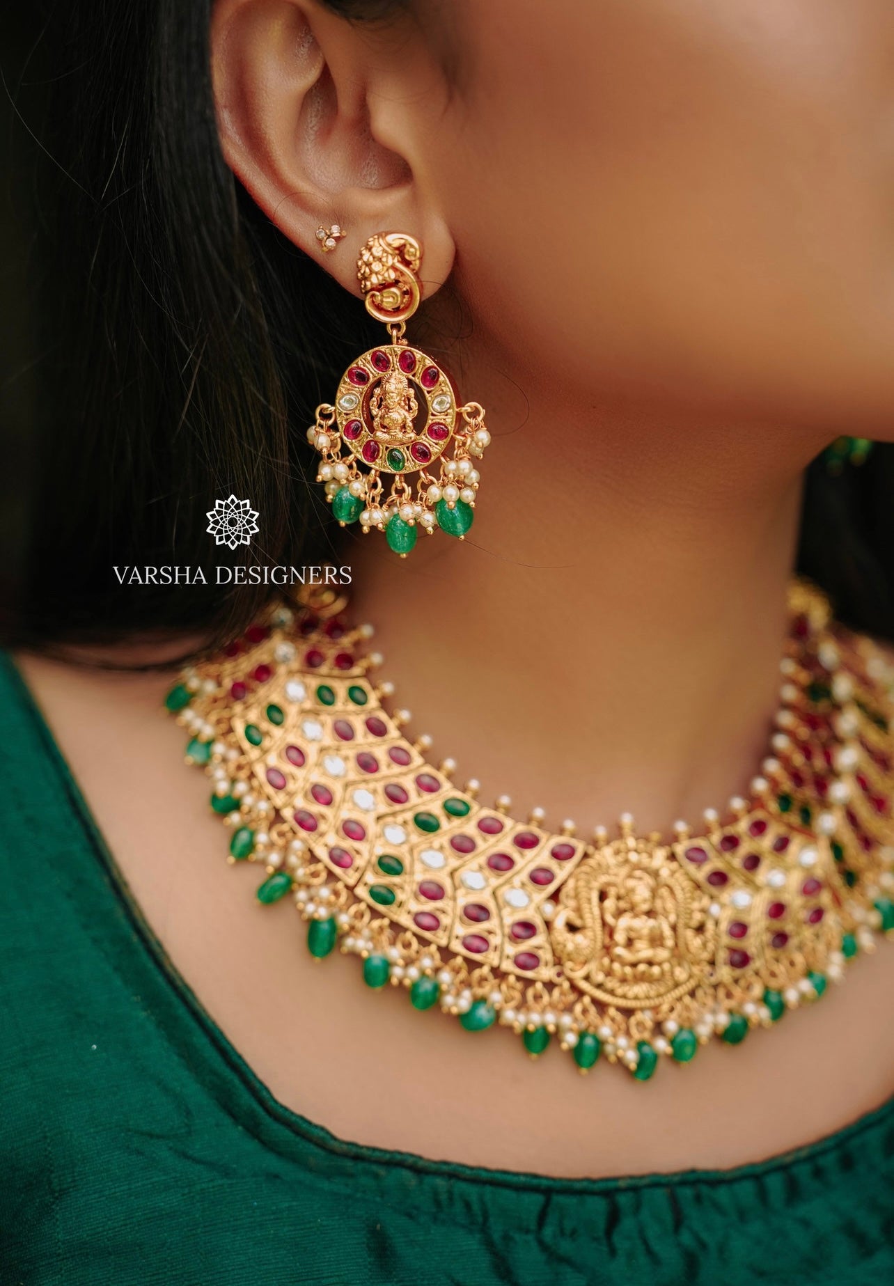 Antique Finish Bridal Necklace