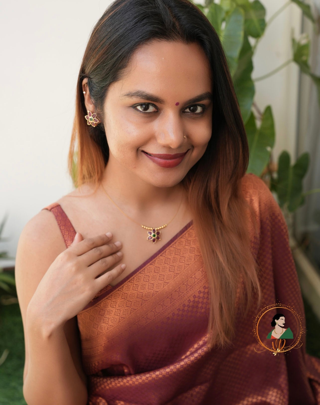 Invisible Floral Necklace