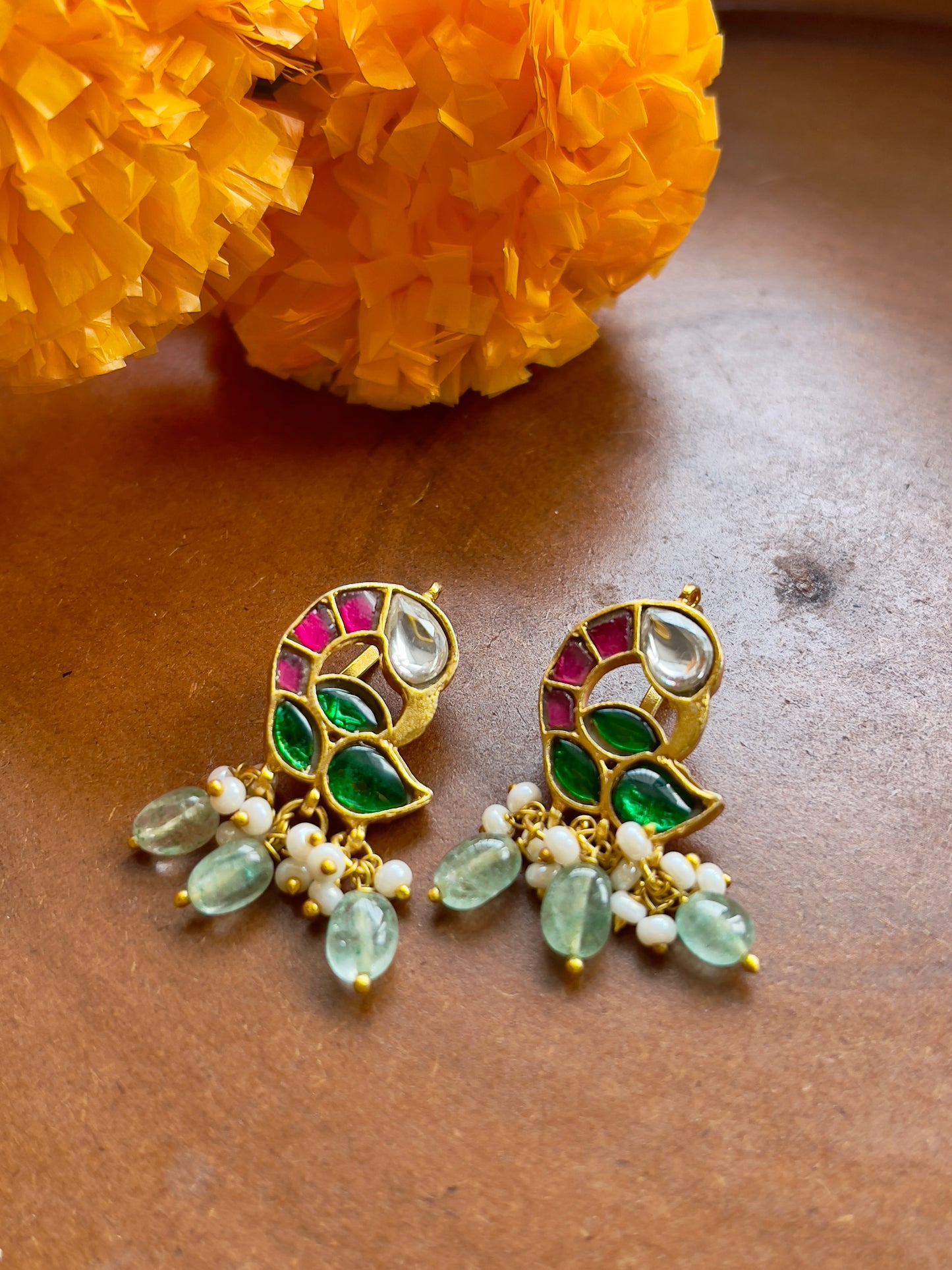 Jadau Kemp Bugadi Earrings