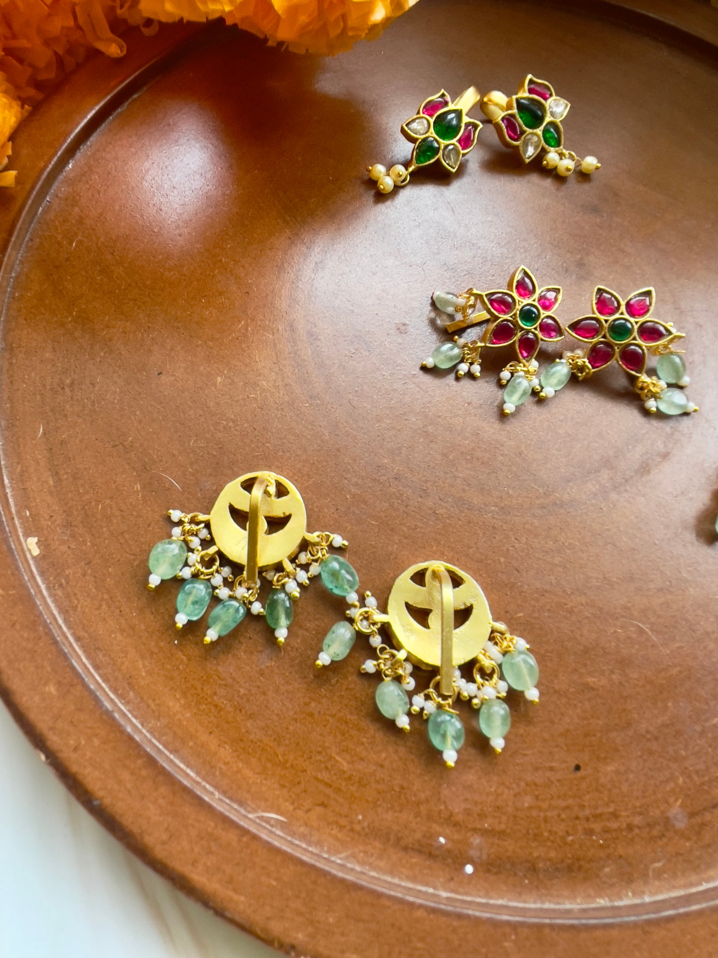 Jadau Kemp Bugadi Earrings