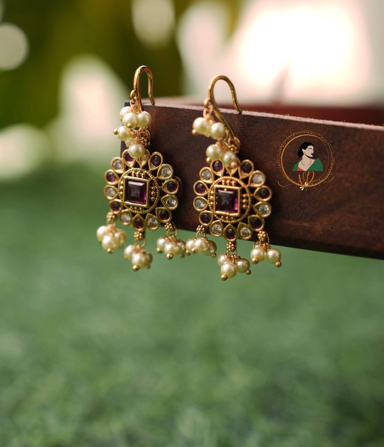 Kemp Stone Hook Earrings