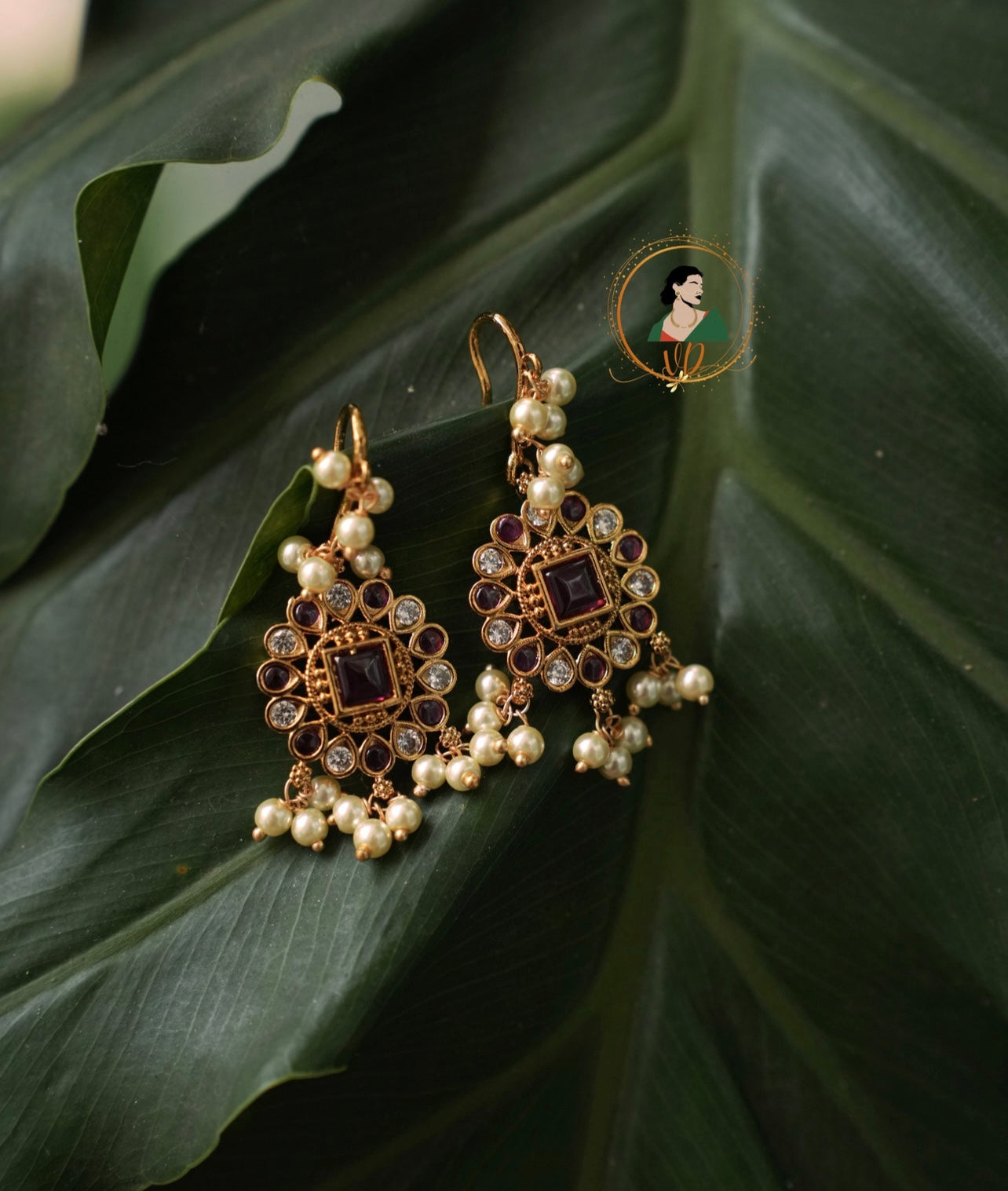Kemp Stone Hook Earrings