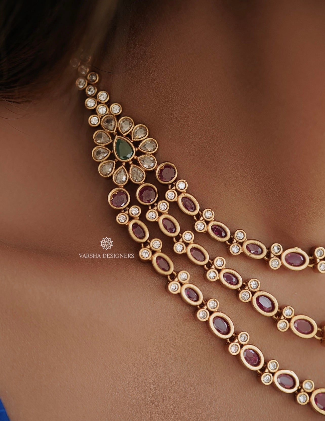 Layered Kemp Stone Short Haram Set