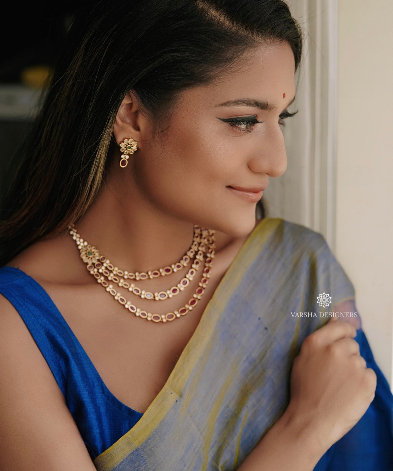 Layered Kemp Stone Short Haram Set