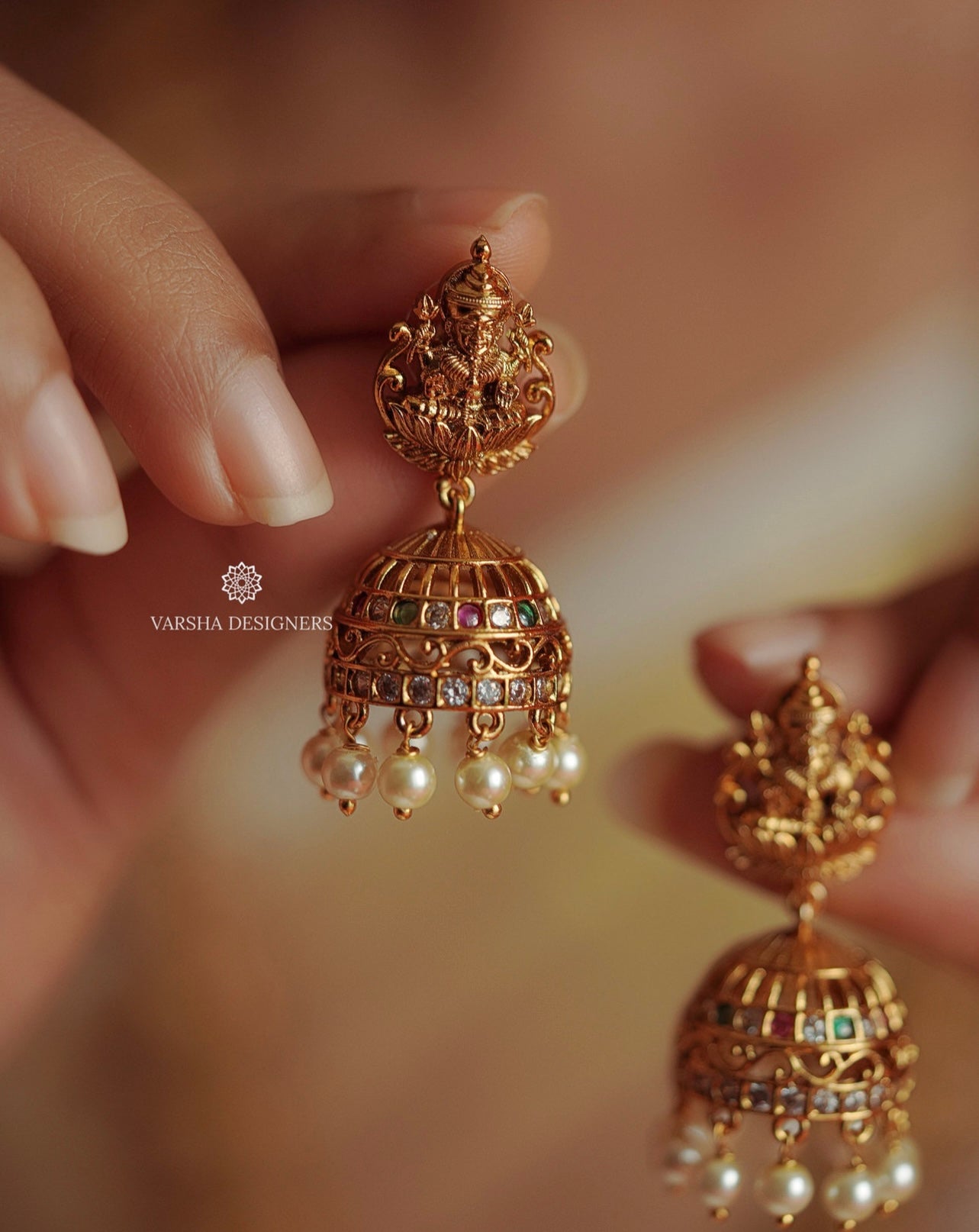 Matte Finish Bridal Nakshi Haram