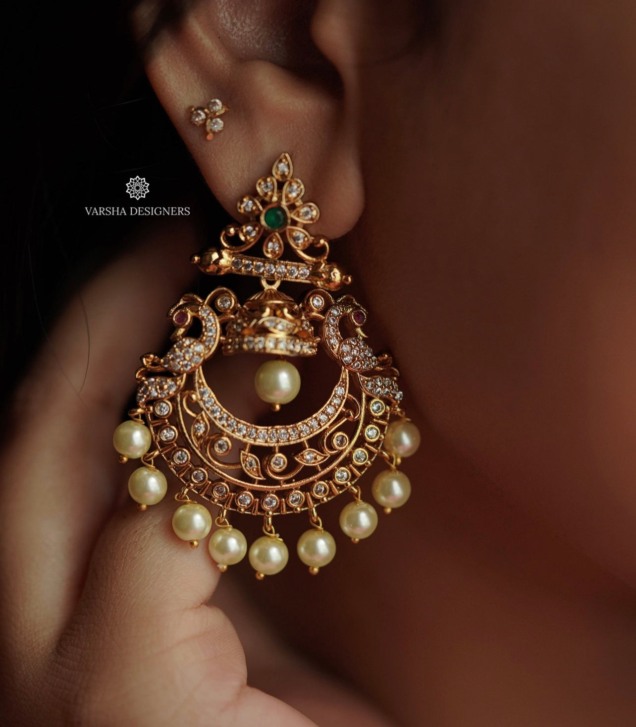 Matte Finish Chaandbaali Bridal Haaram