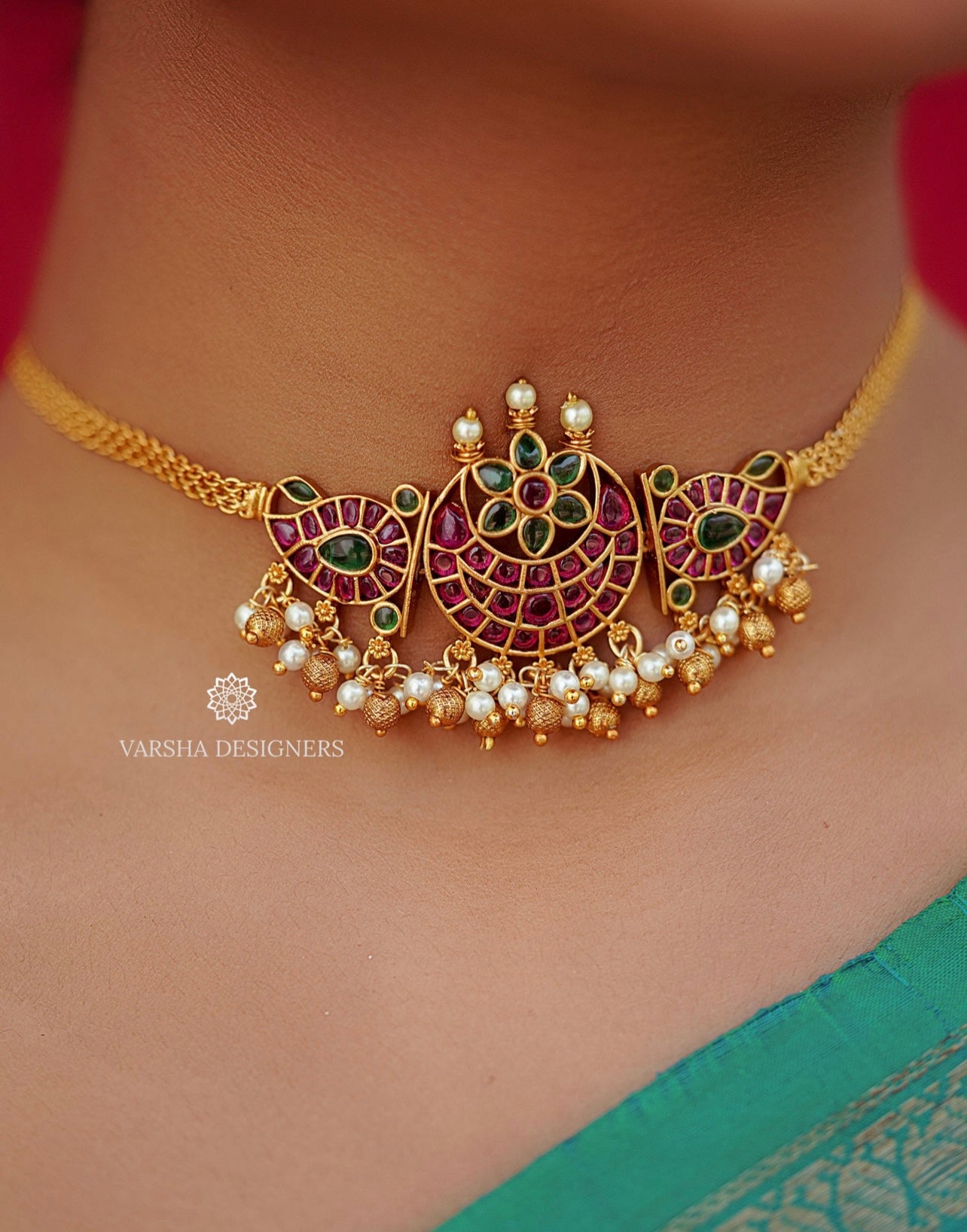 Matte Finish Kemp Choker Set