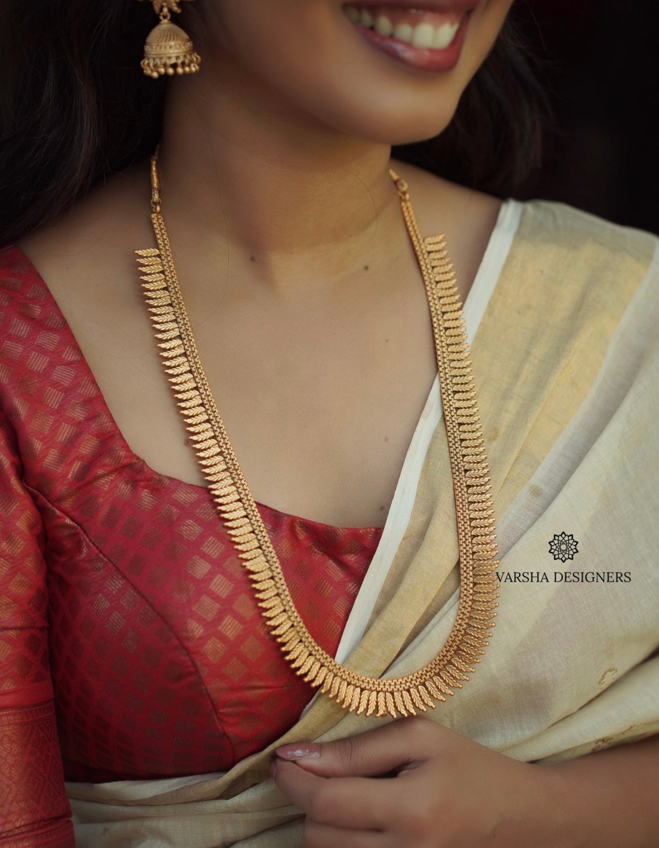 Matte Finish Kerala Style Spike Haram