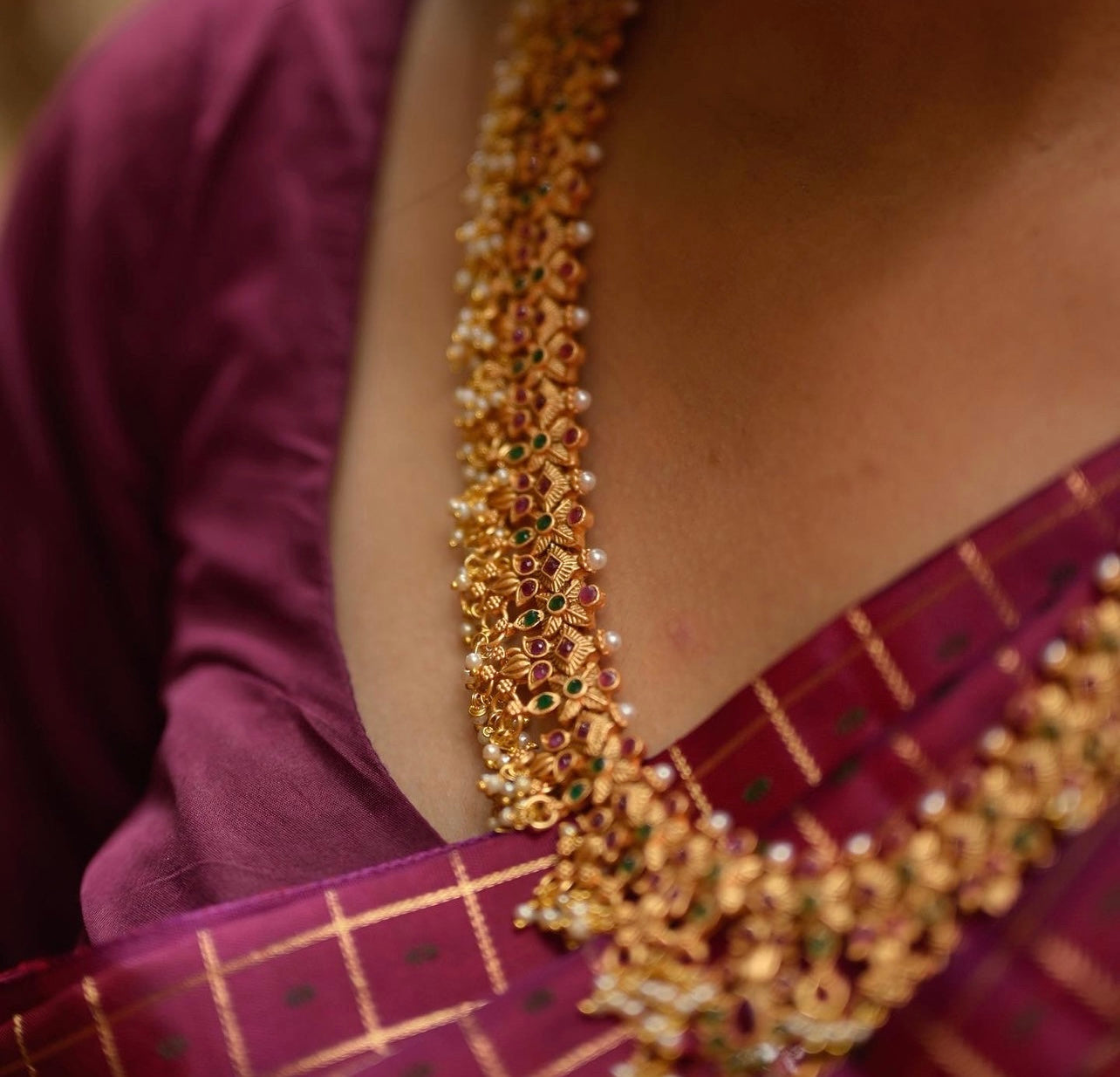 Multi Stone Bridal Guttapusalu Haram