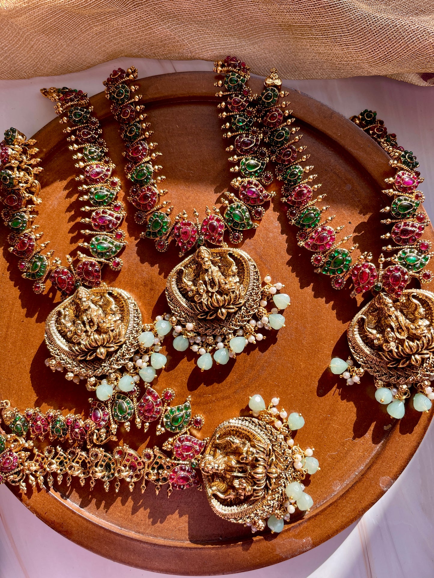 Nakshi Temple Bridal Necklace