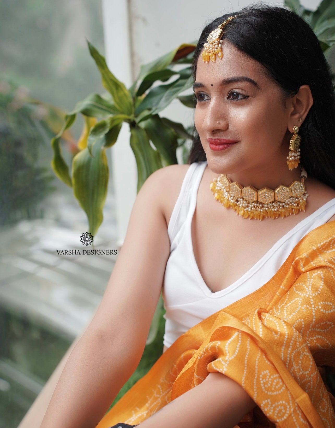 Perfect Kundan Choker For Haldi