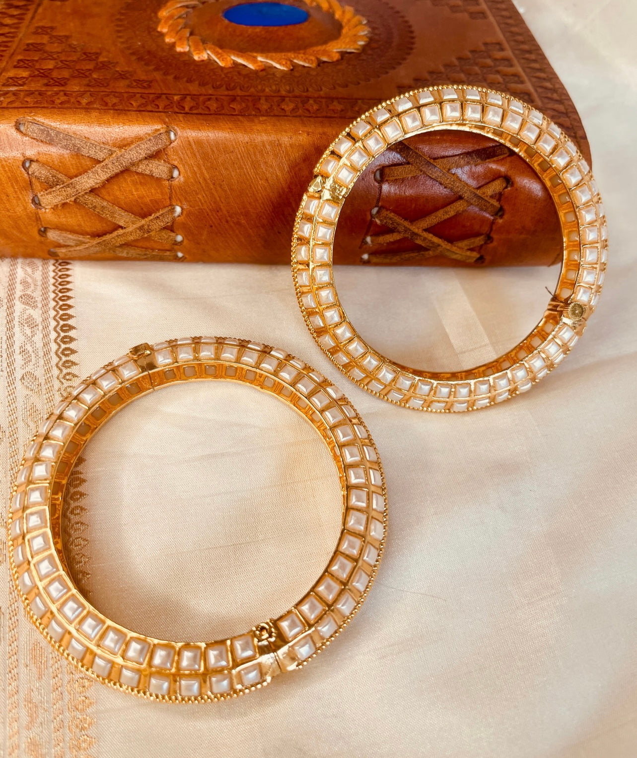 Precious Pearl Bangles